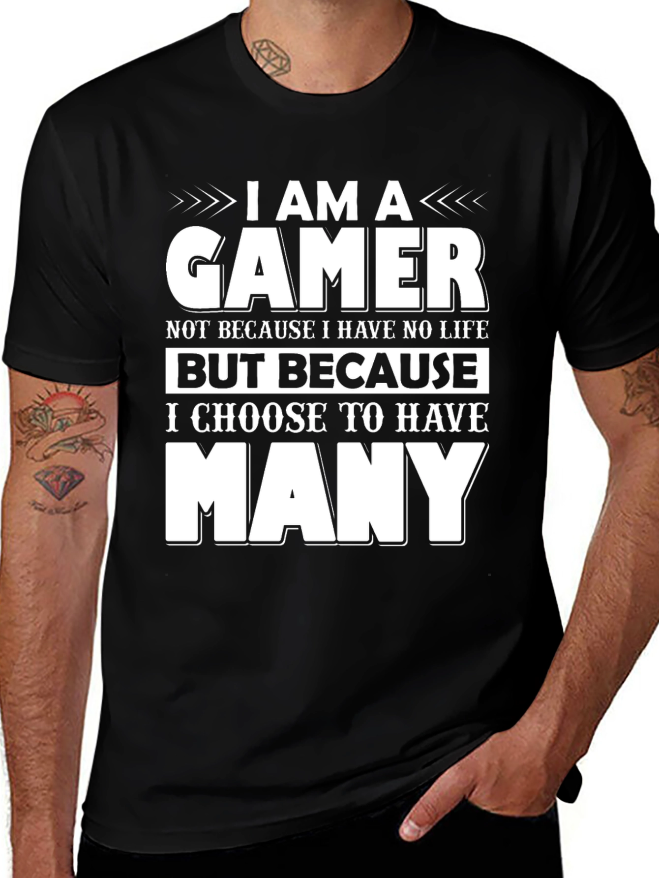 Variant 4 of I am a Gamer T-Shirt - Funny Gaming Tee