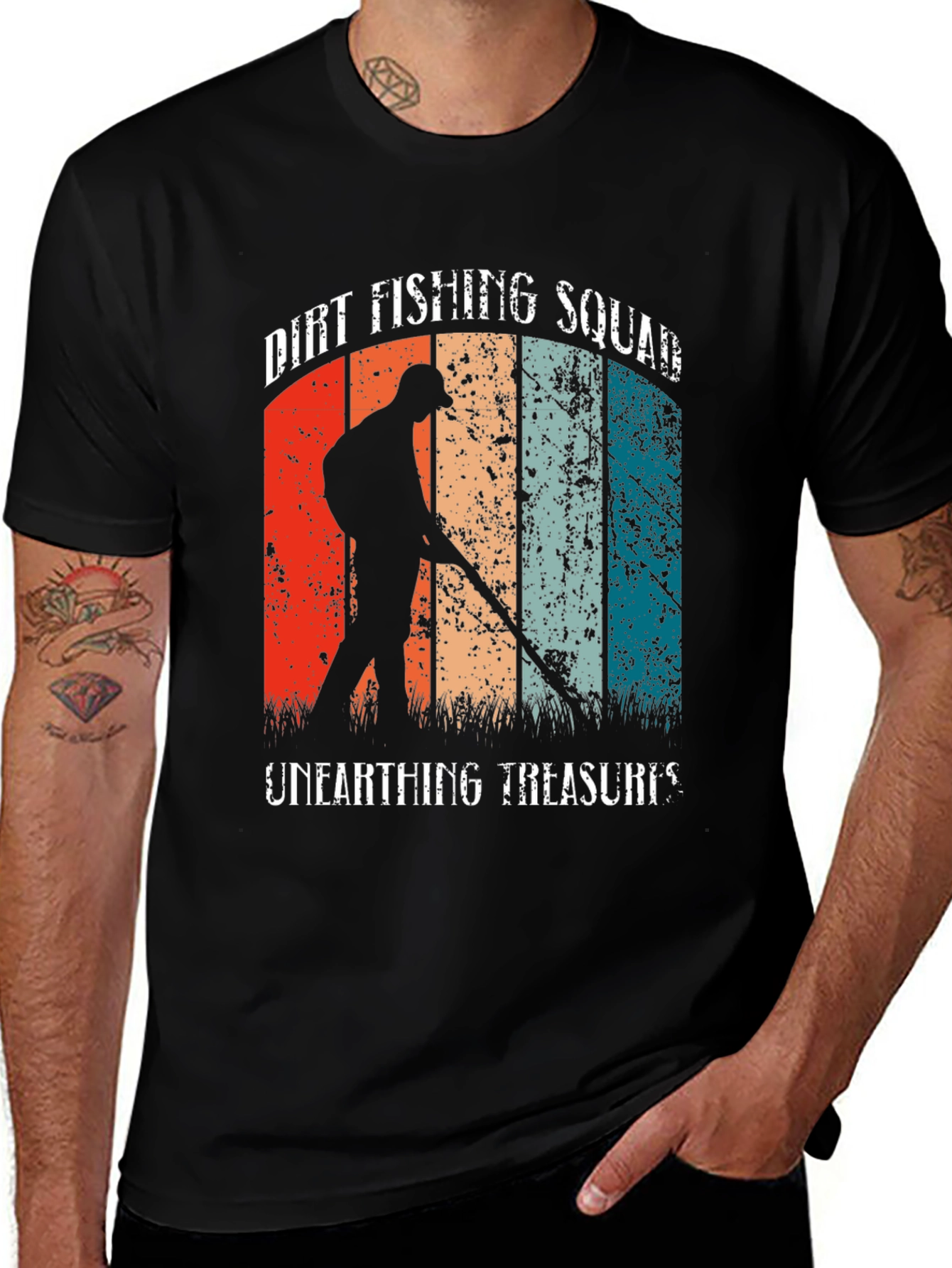 Variant 16 of Dirt Fishing Squad T-Shirt