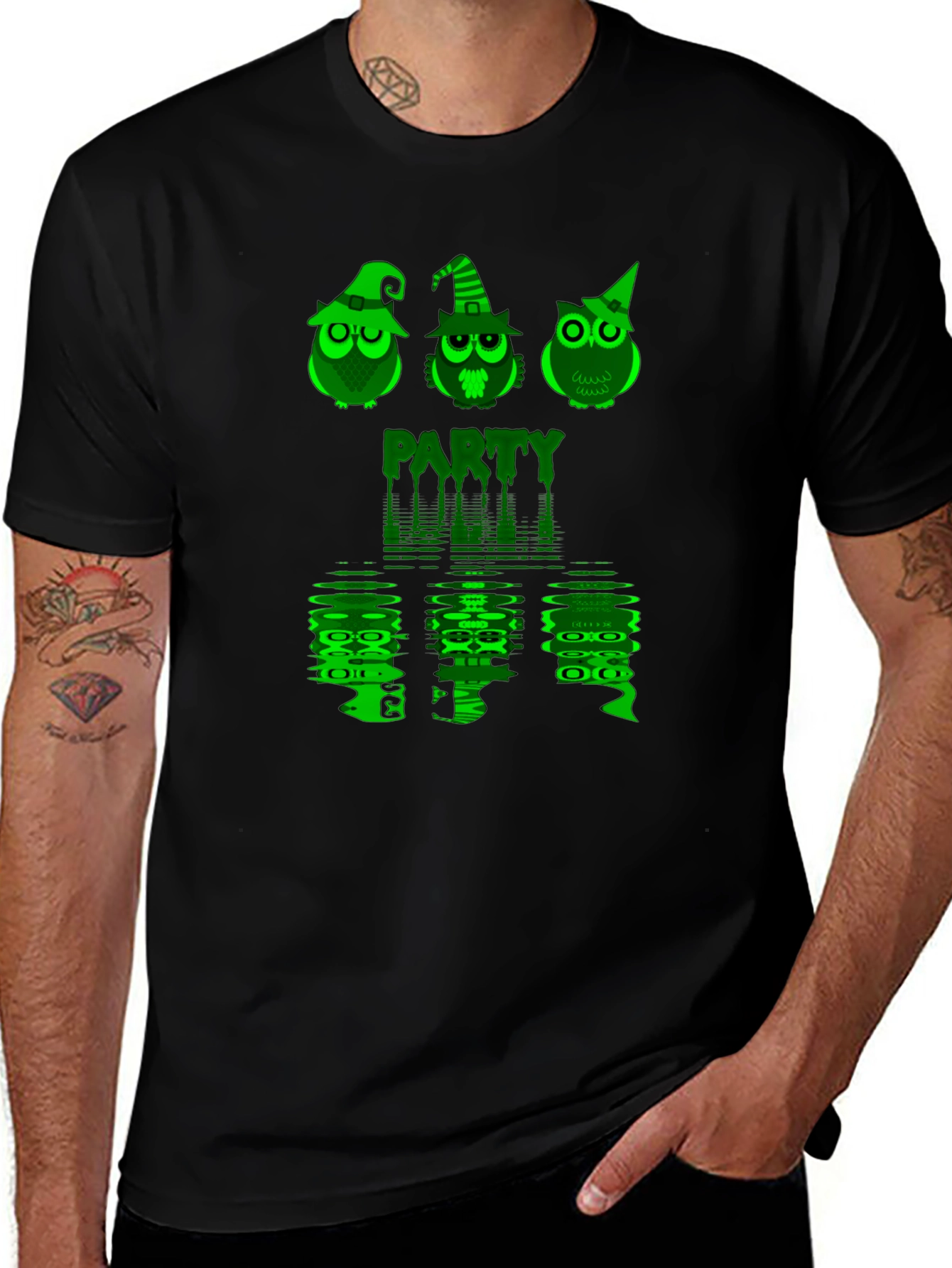 Variant 10 of Halloween Owls Party T-Shirt