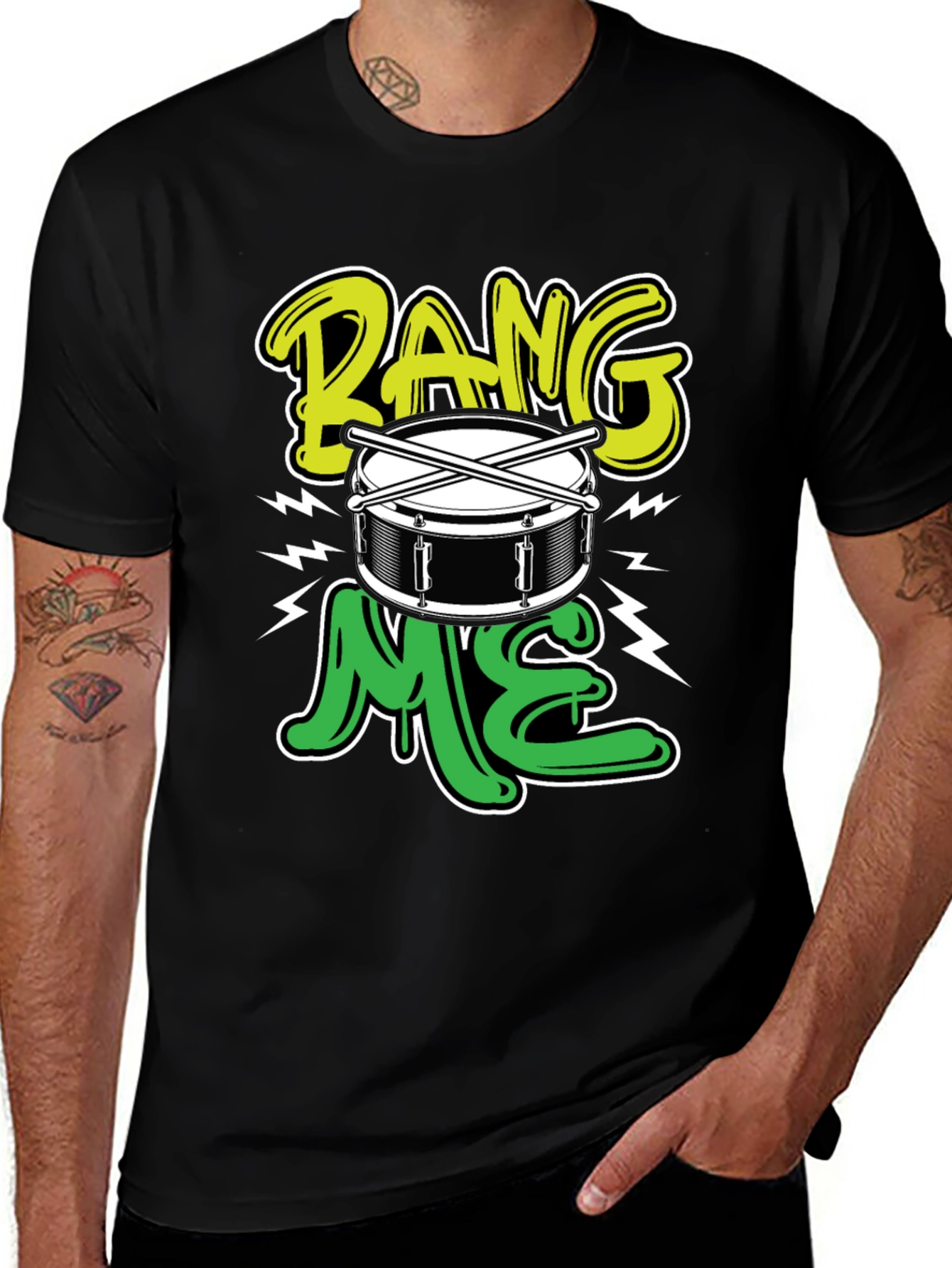 Variant 28 of Bang Me Drummer T-Shirt