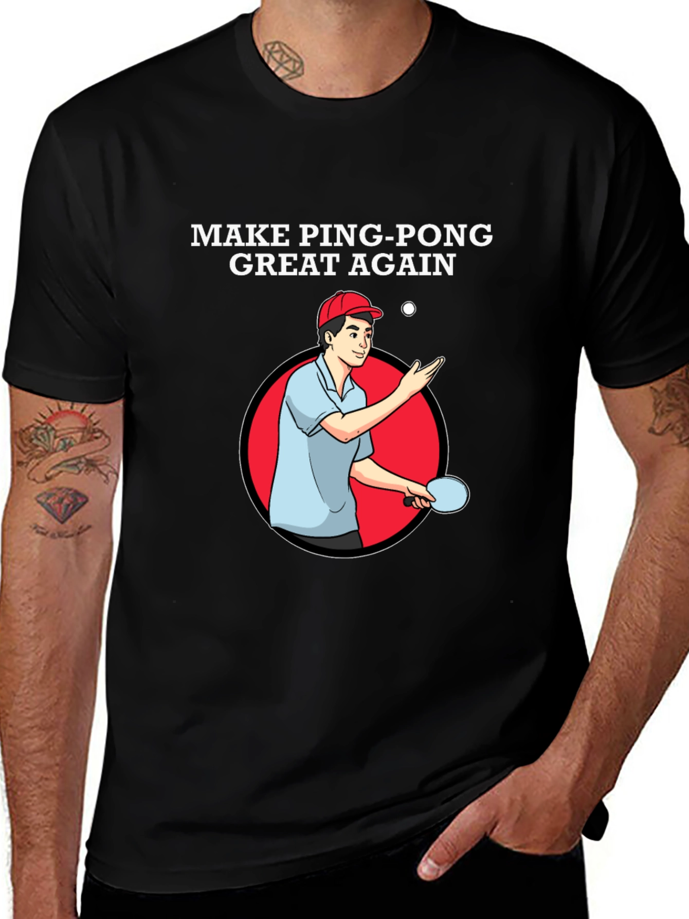 Variant 18 of Make Ping Pong Great Again T-Shirt