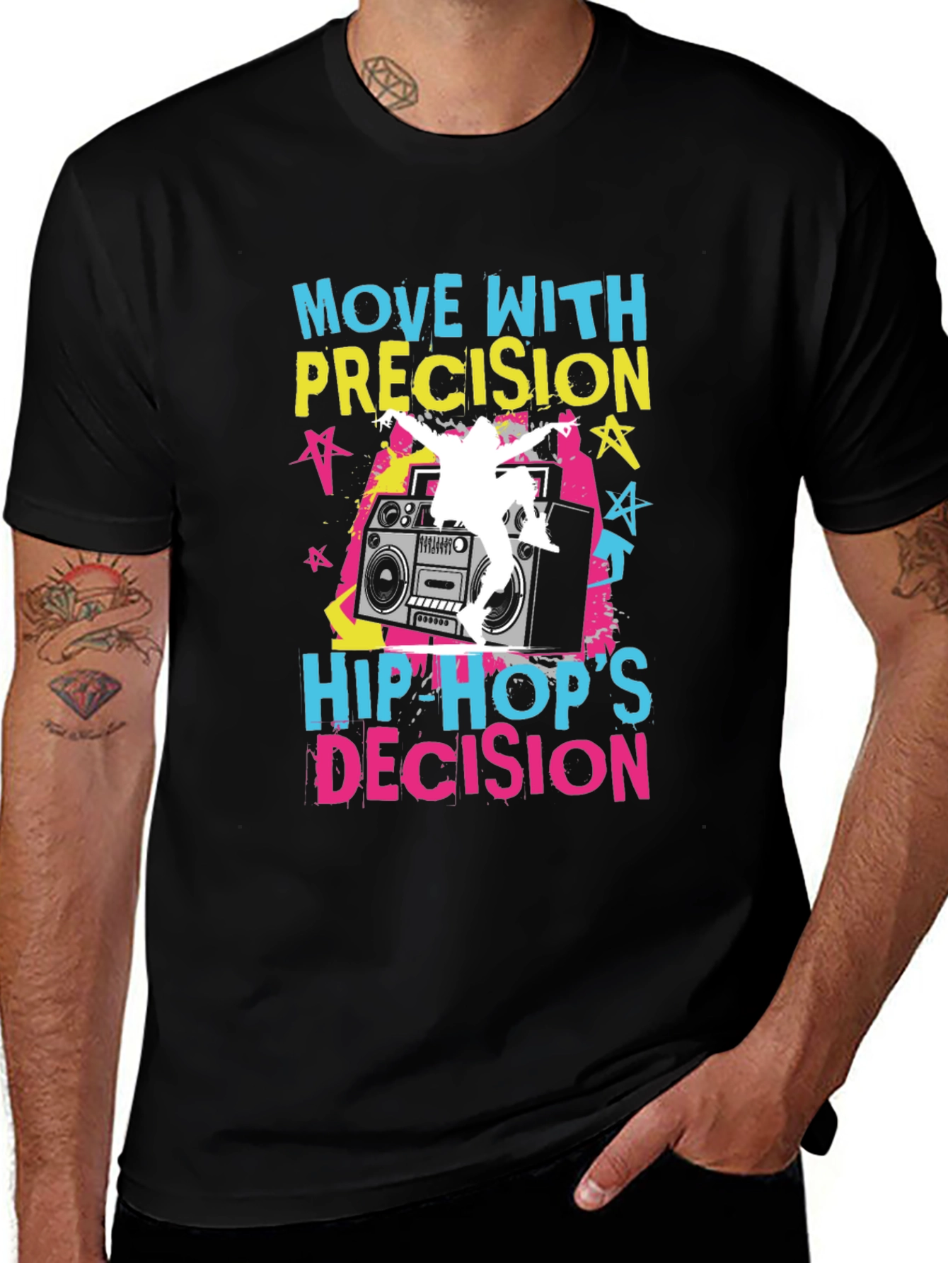 Variant 29 of Hip Hop Move with Precision Graphic Tee