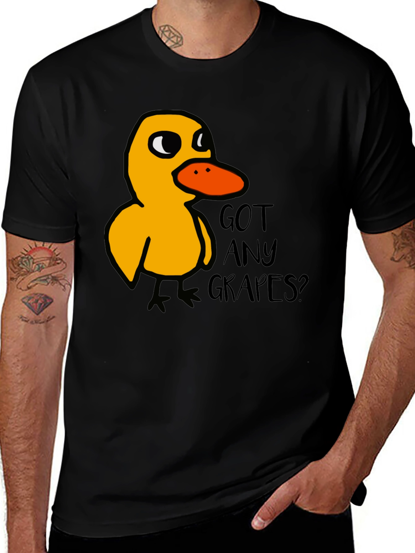 Variant 16 of Got Any Grapes Duck T-Shirt Funny Meme Tee