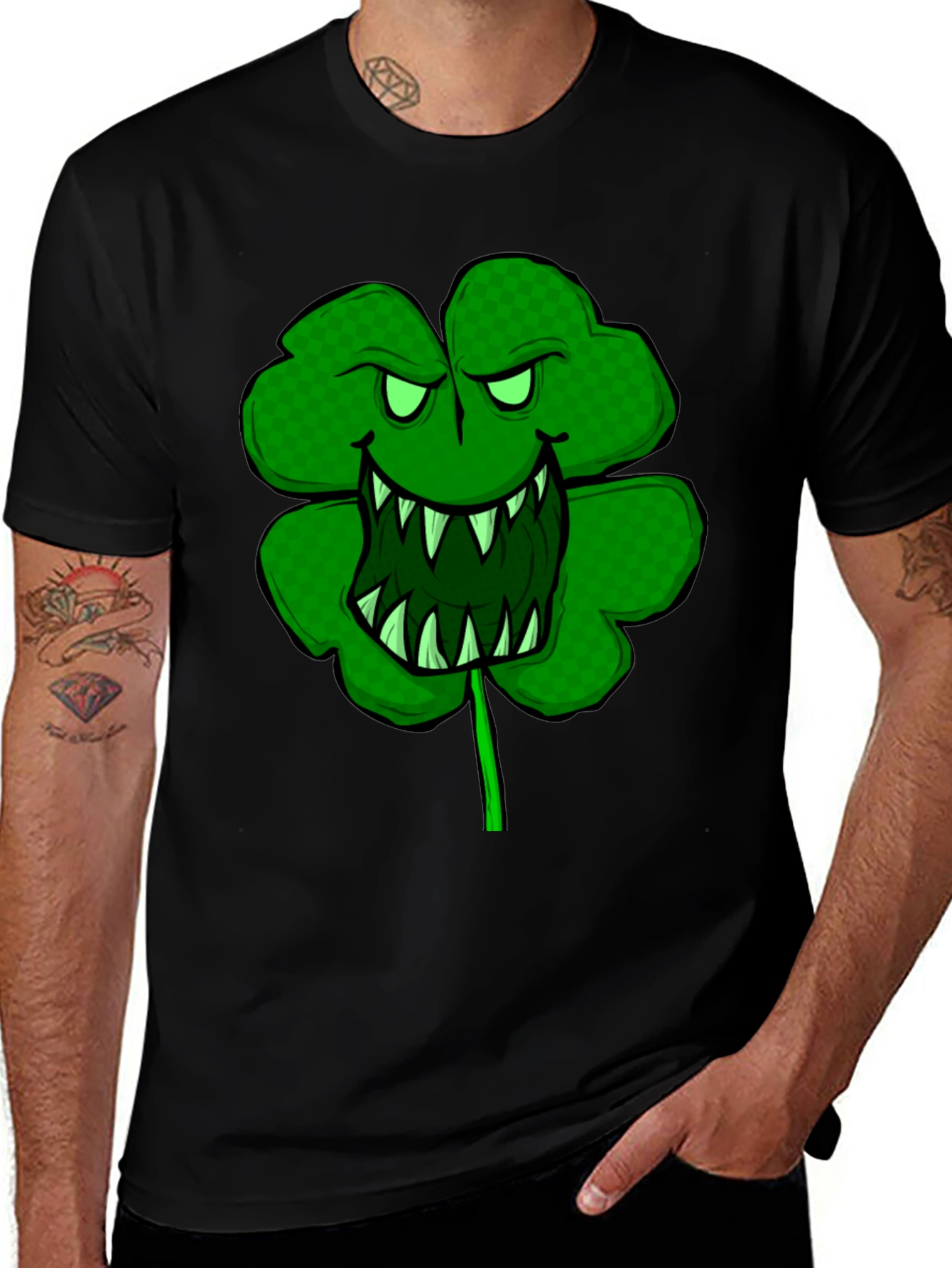 Variant 30 of Shamrock Monster Graphic Tee