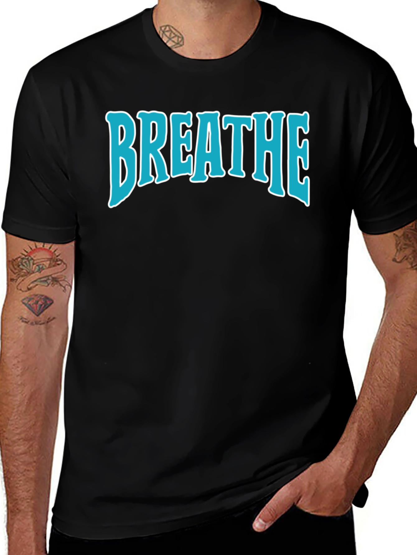 Variant 26 of Breathe Graphic Tee - Relaxed Fit