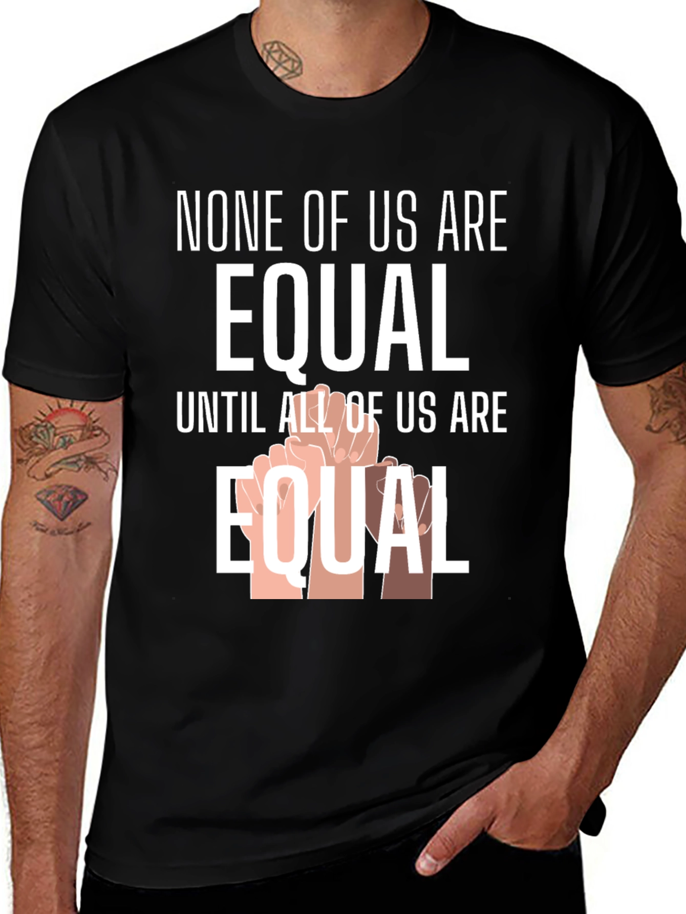 Equality Graphic Tee - None of Us Are Equal T-Shirt
