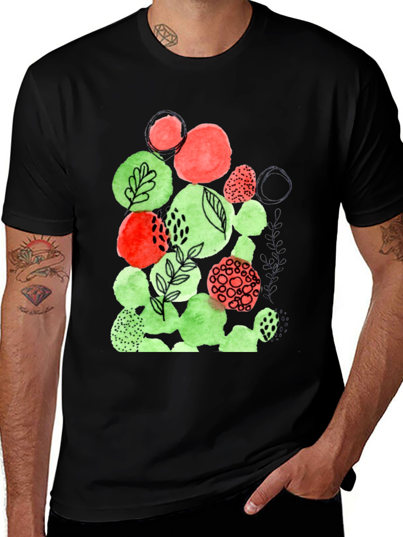 Abstract Art Graphic Tee - Modern Comfort