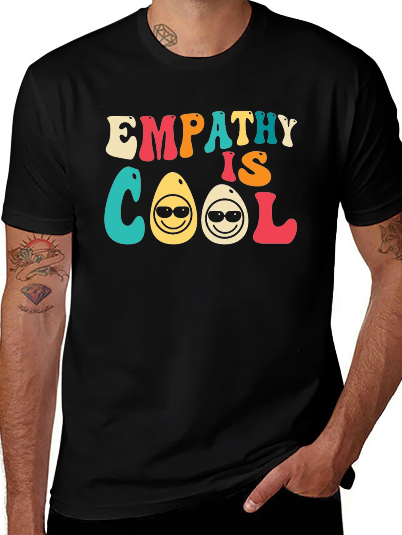 Variant 29 of Empathy Is Cool Graphic Tee - Unisex Cotton T-Shirt