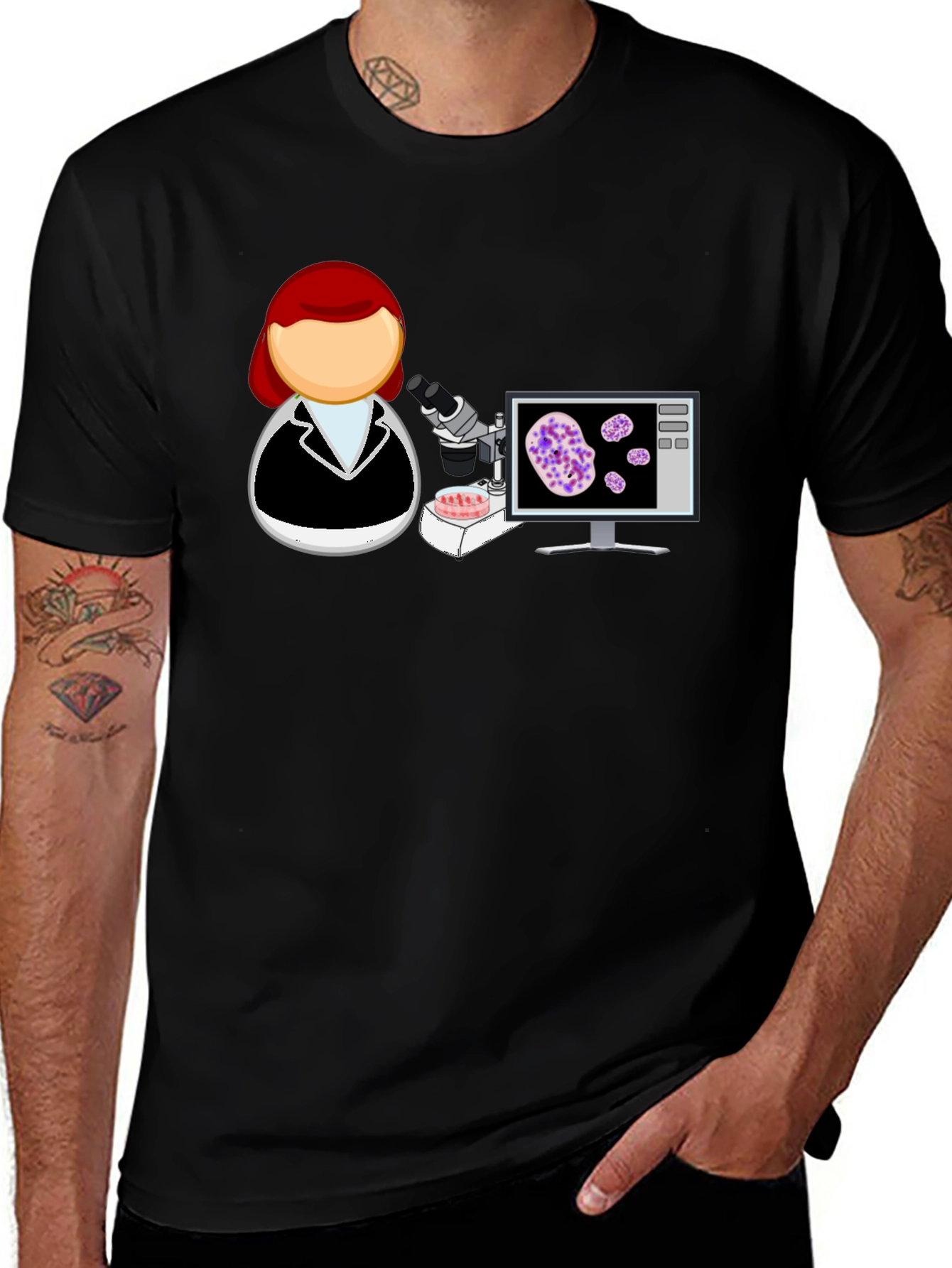 Science T-Shirt - Research Lab Design