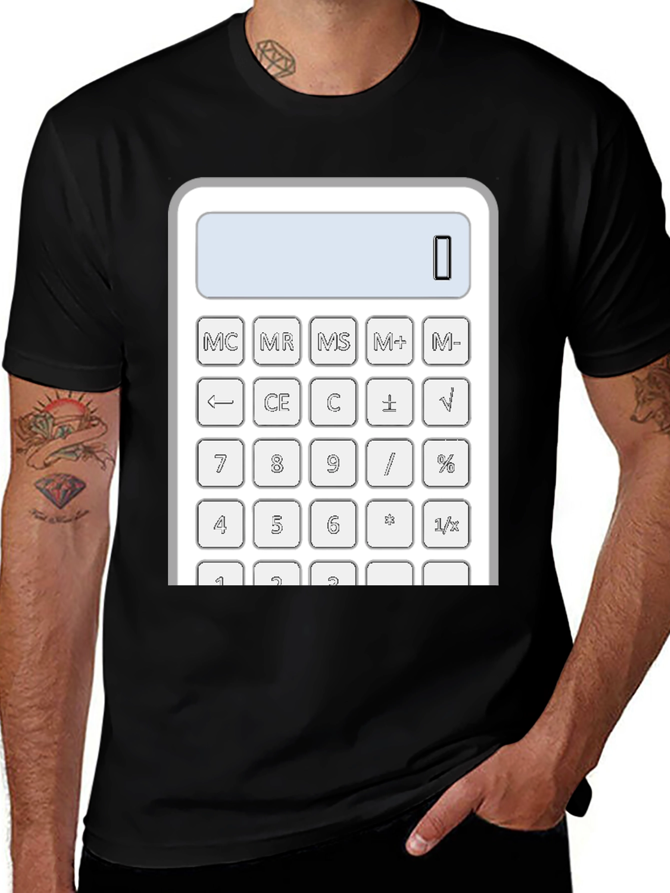 Variant 24 of Calculator Graphic Tee - Funny Math Shirt