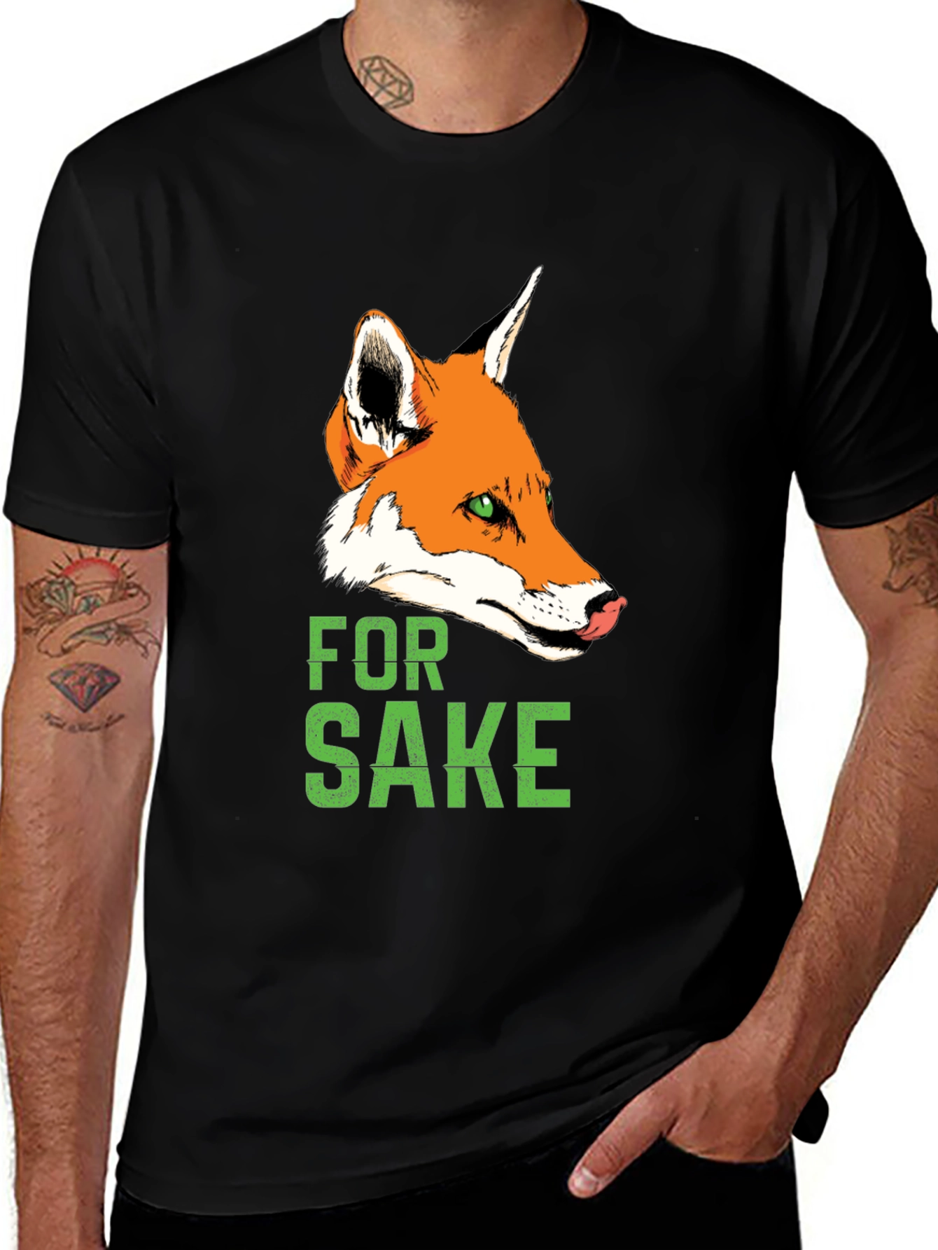Variant 9 of Funny Fox Sake Graphic T-Shirt