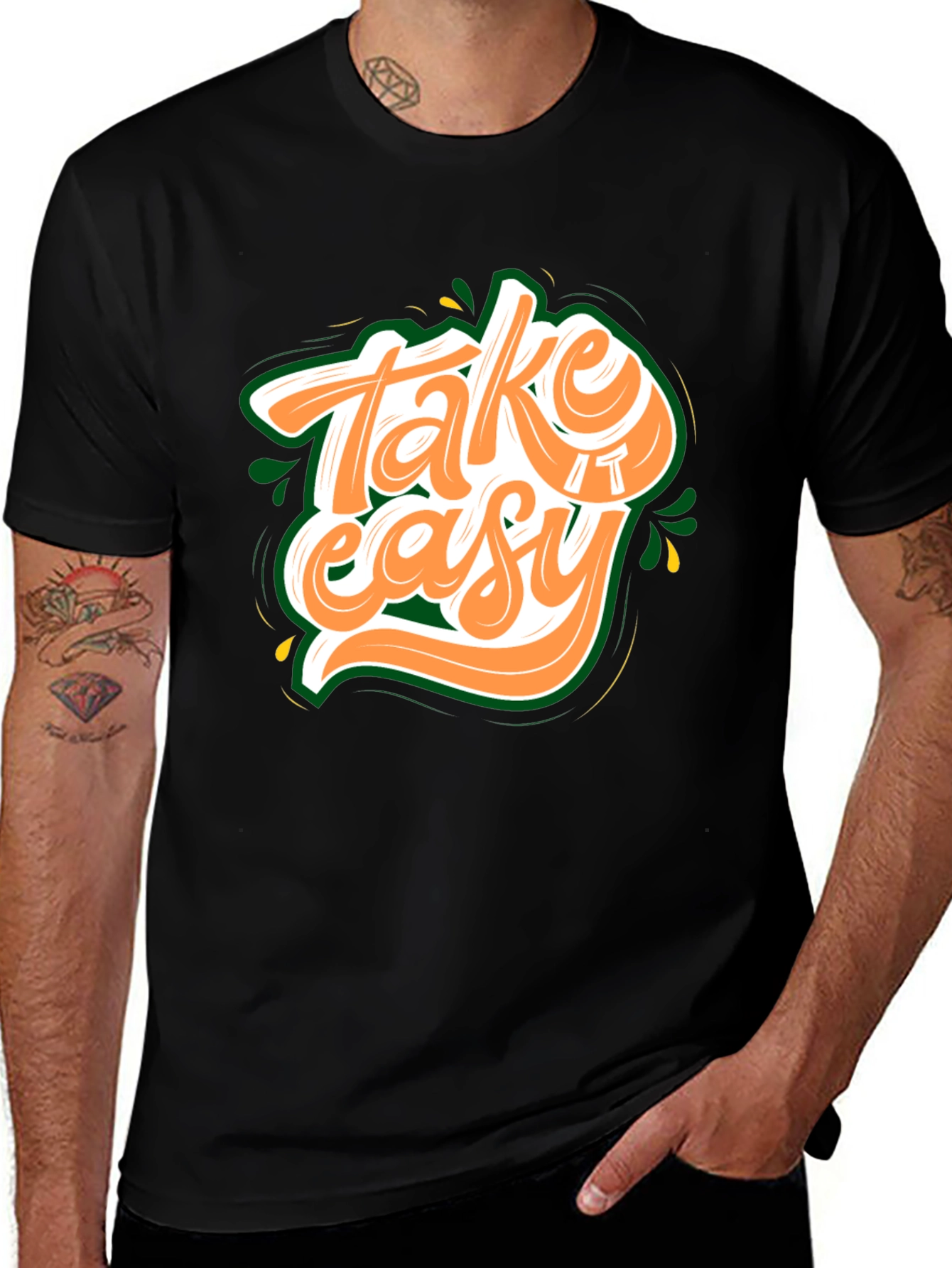 Take It Easy Graphic Tee - Casual Comfort