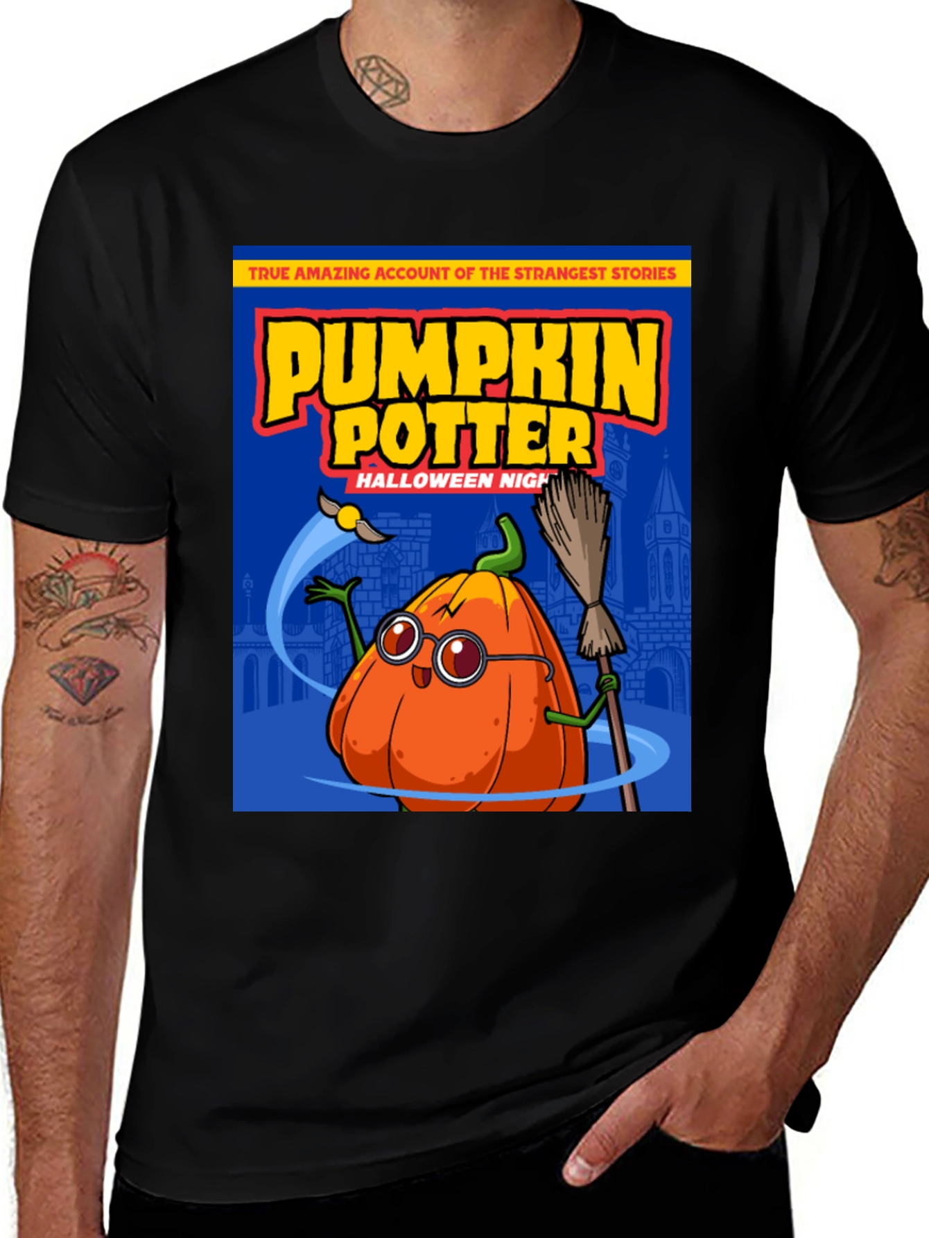 Pumpkin Potter Halloween Night T-Shirt
