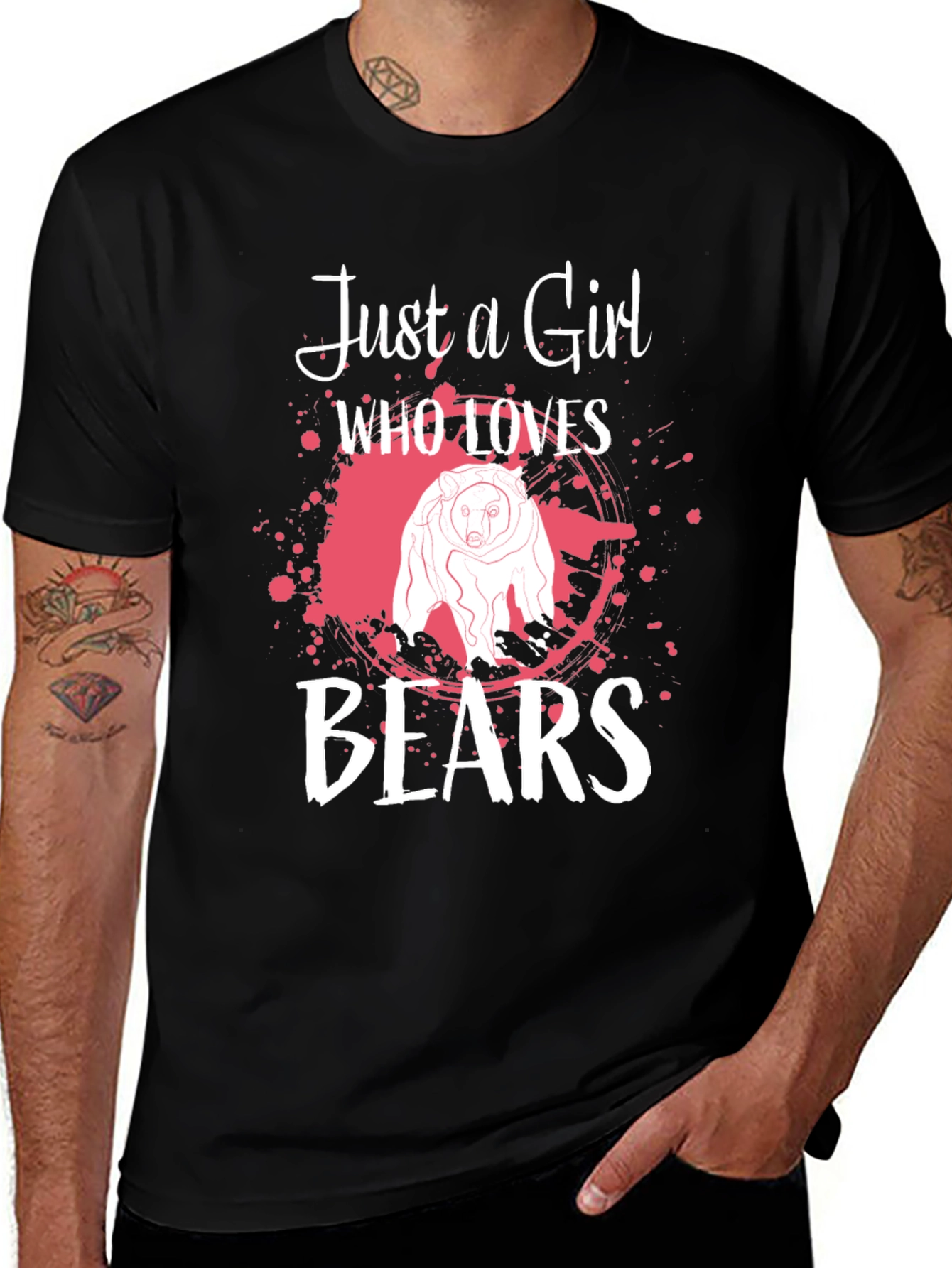 Variant 6 of Just a Girl Who Loves Bears T-Shirt