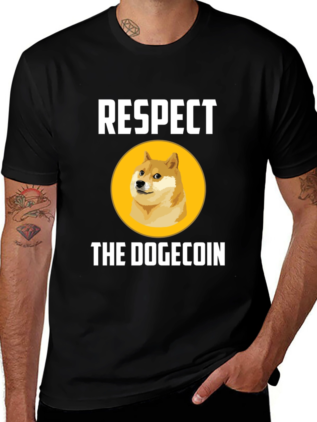 Respect The Dogecoin T-Shirt