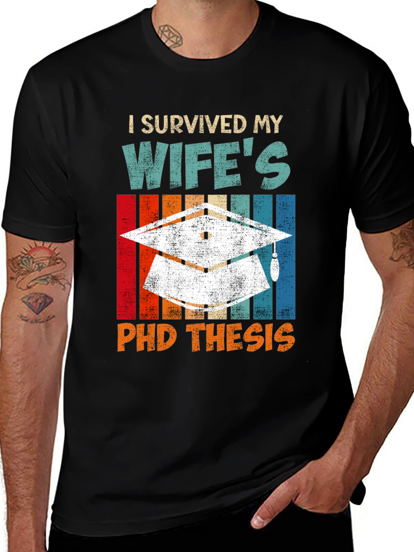 I Survived My Wife's PhD Thesis T-Shirt