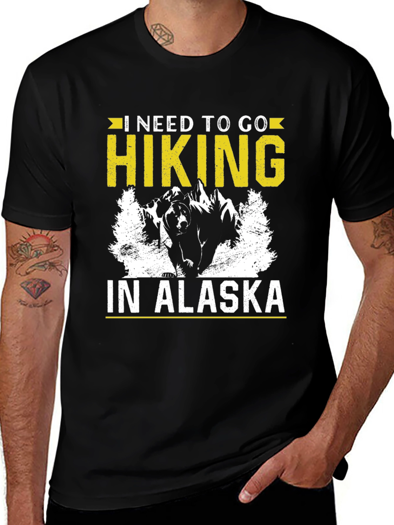 I Need to Go Hiking in Alaska Tee