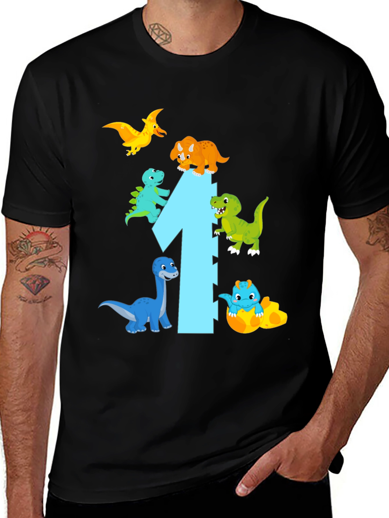 Dinosaur First Birthday T-Shirt