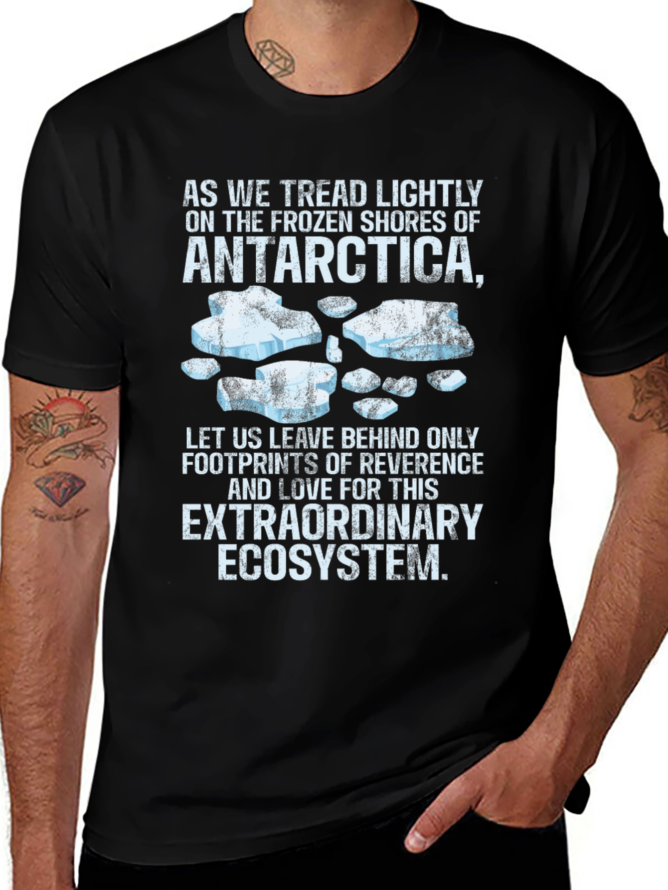 Antarctica Ecosystem Graphic Tee
