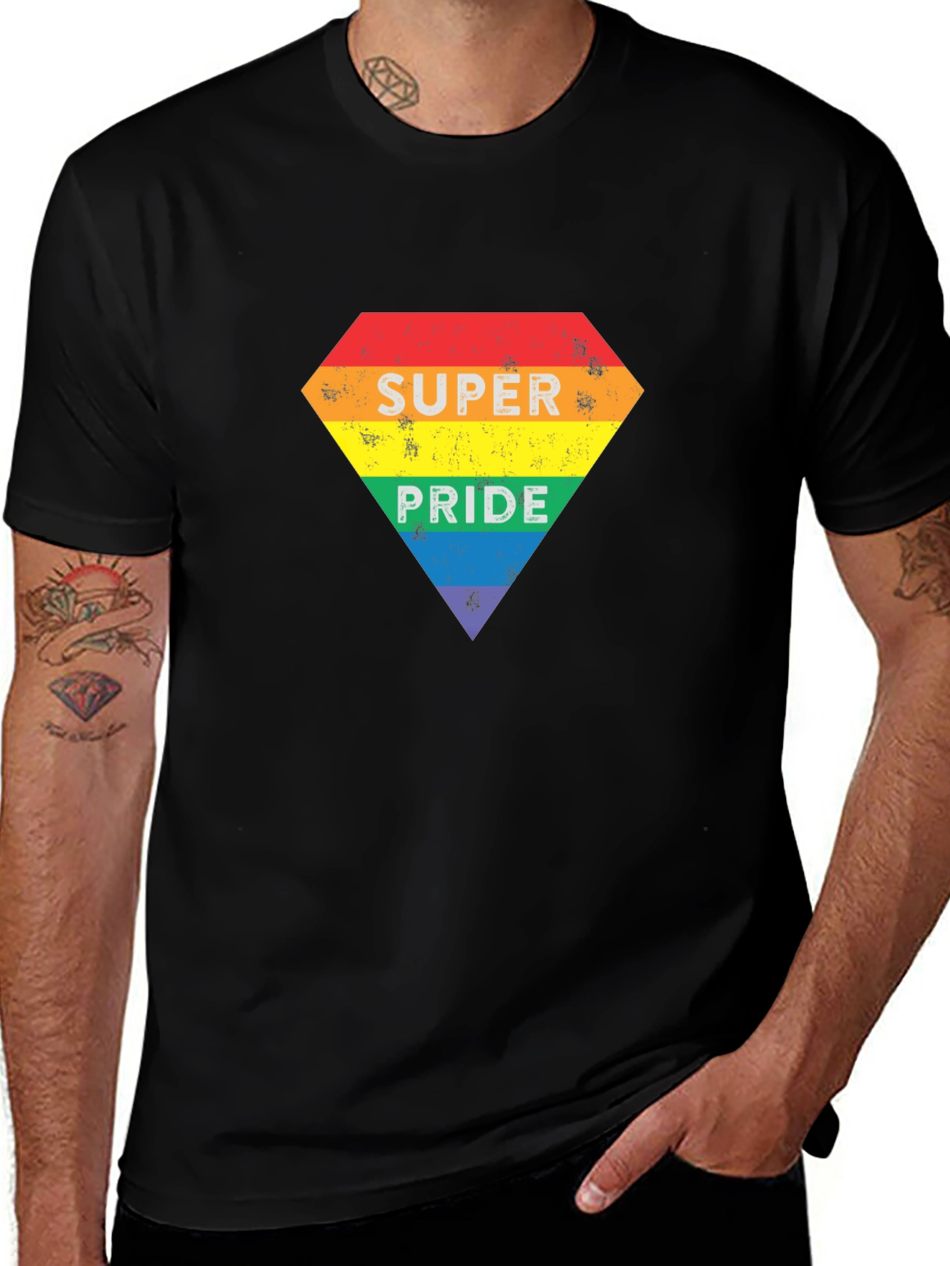 Variant 29 of Super Pride Rainbow Graphic Tee