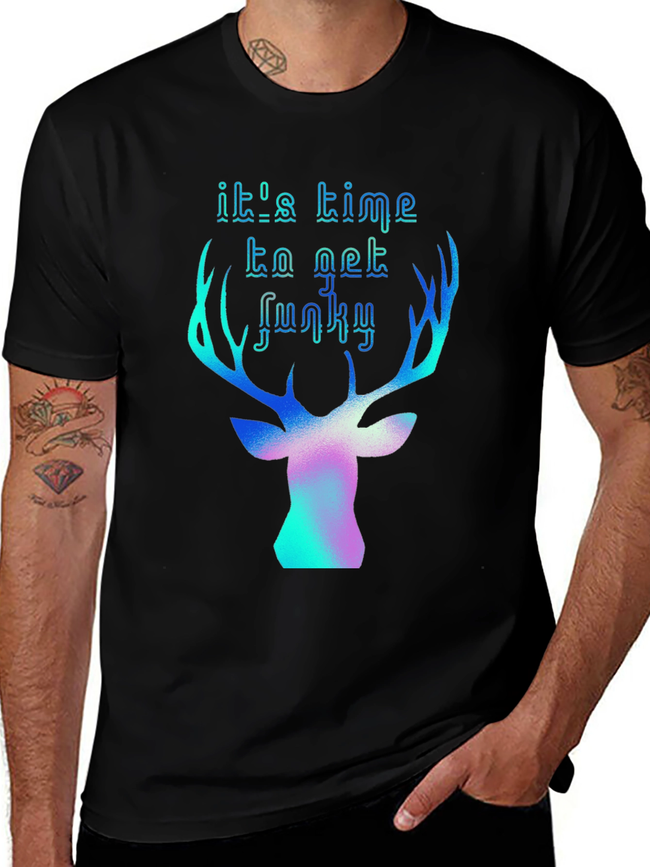 Variant 12 of Funky Deer Graphic T-Shirt
