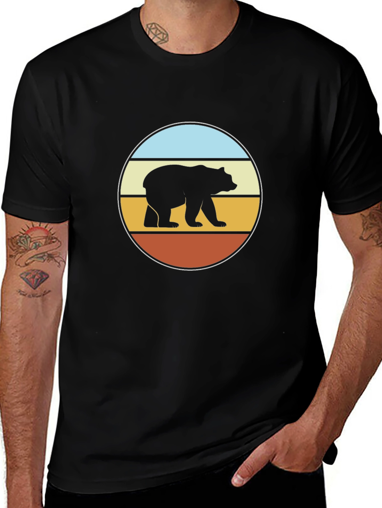 Variant 29 of Retro Bear Graphic Tee