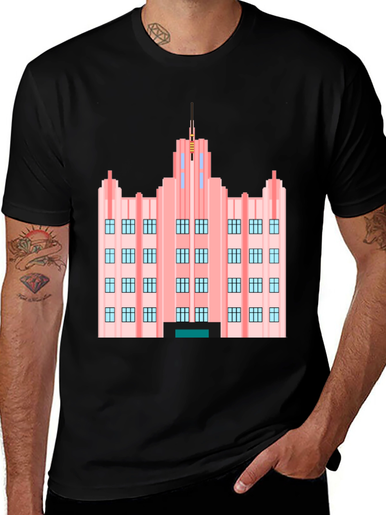 Architectural Art Deco Building T-Shirt