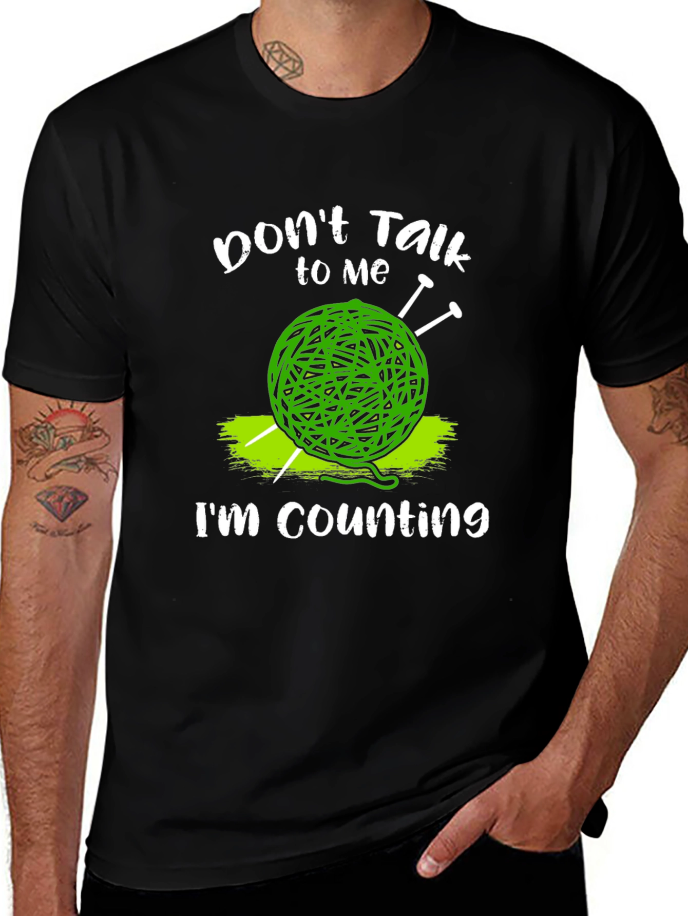 Variant 8 of Knitting Lover T-Shirt - Don't Talk To Me