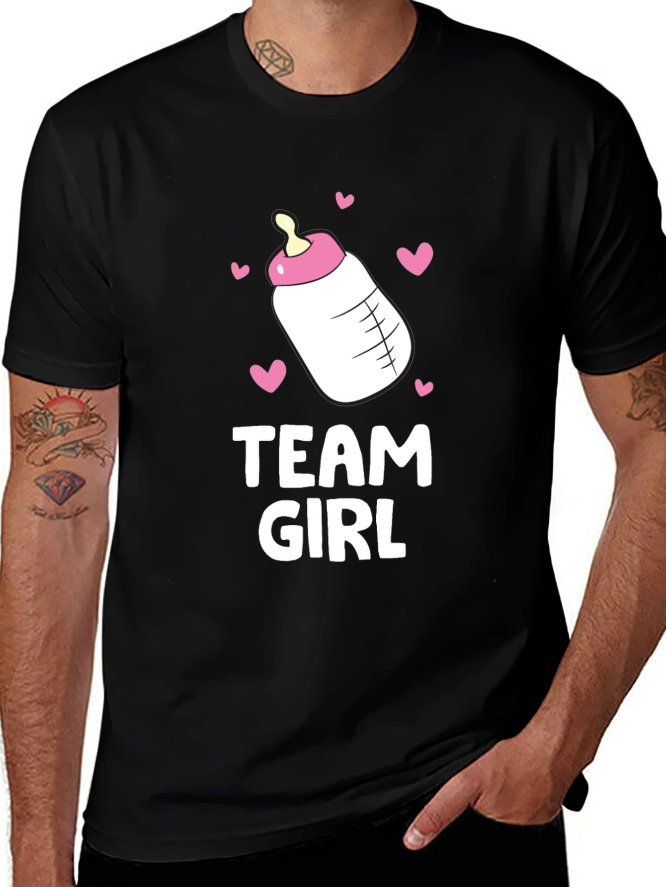 Team Girl Baby Shower T-Shirt