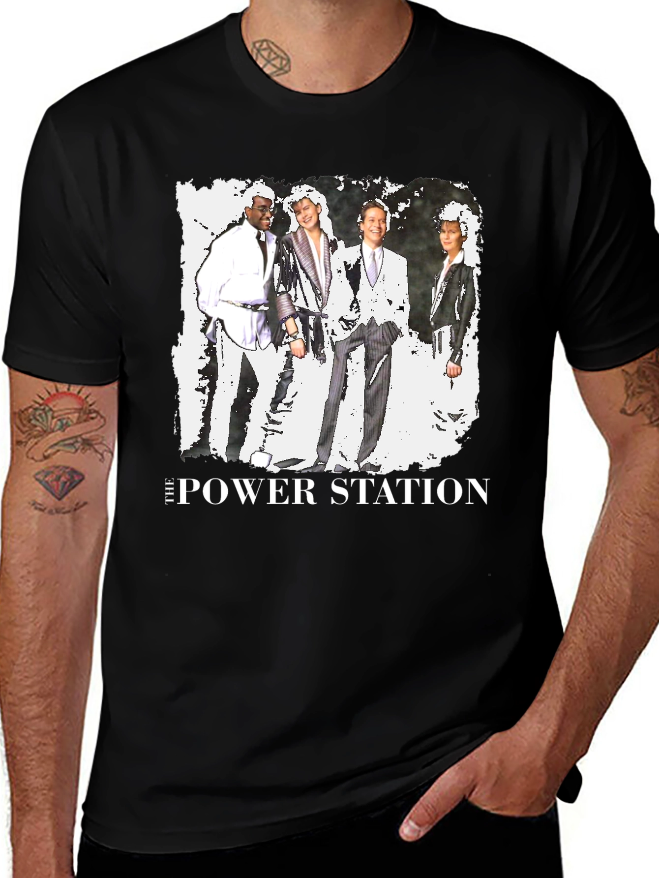 The Power Station Band T-Shirt - Black
