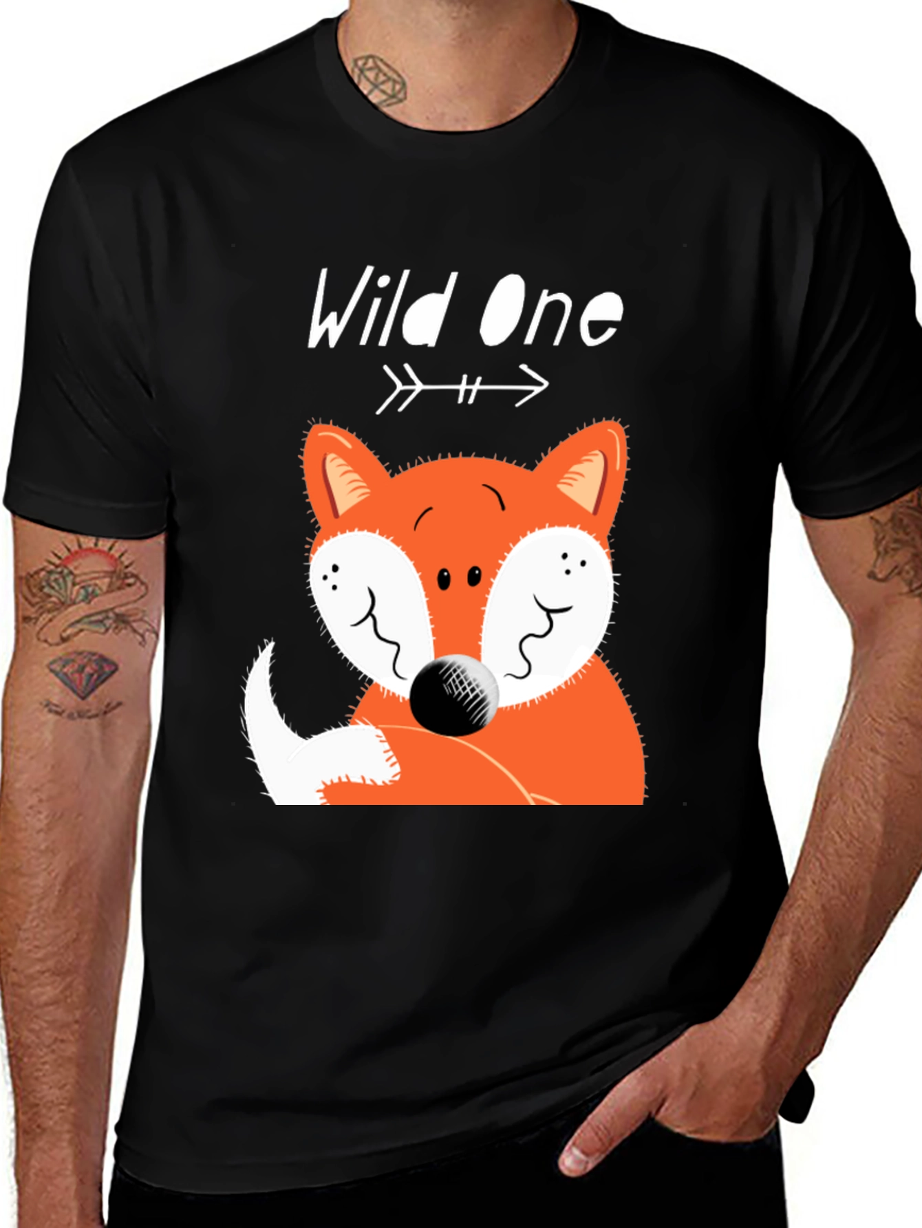 Variant 12 of Wild One Fox Graphic Tee - Unisex T-Shirt