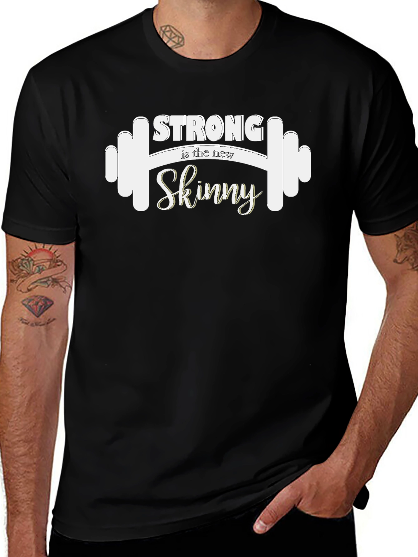 Variant 11 of Strong is the New Skinny Graphic Tee