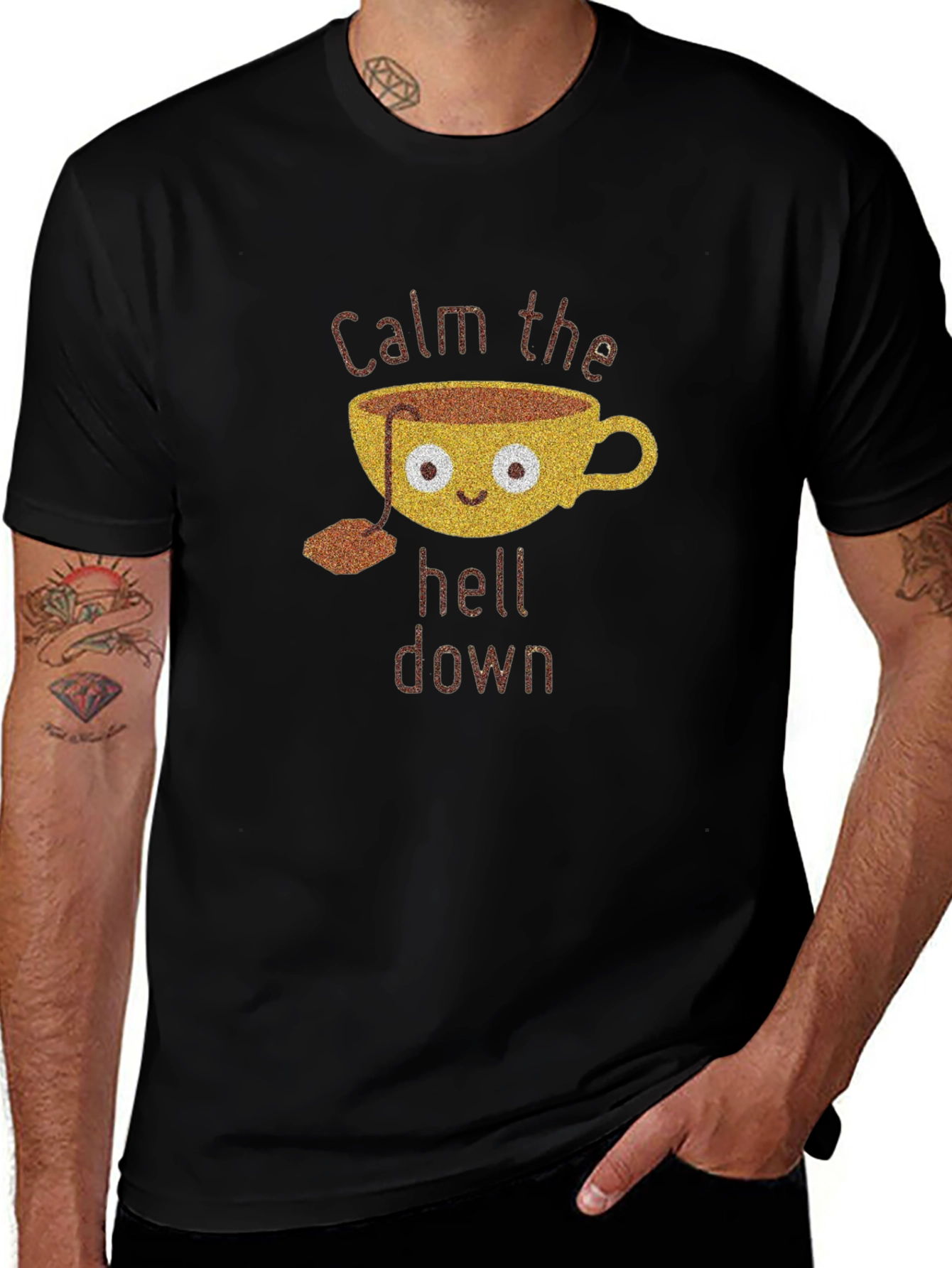 Variant 30 of Calm the Hell Down Tee