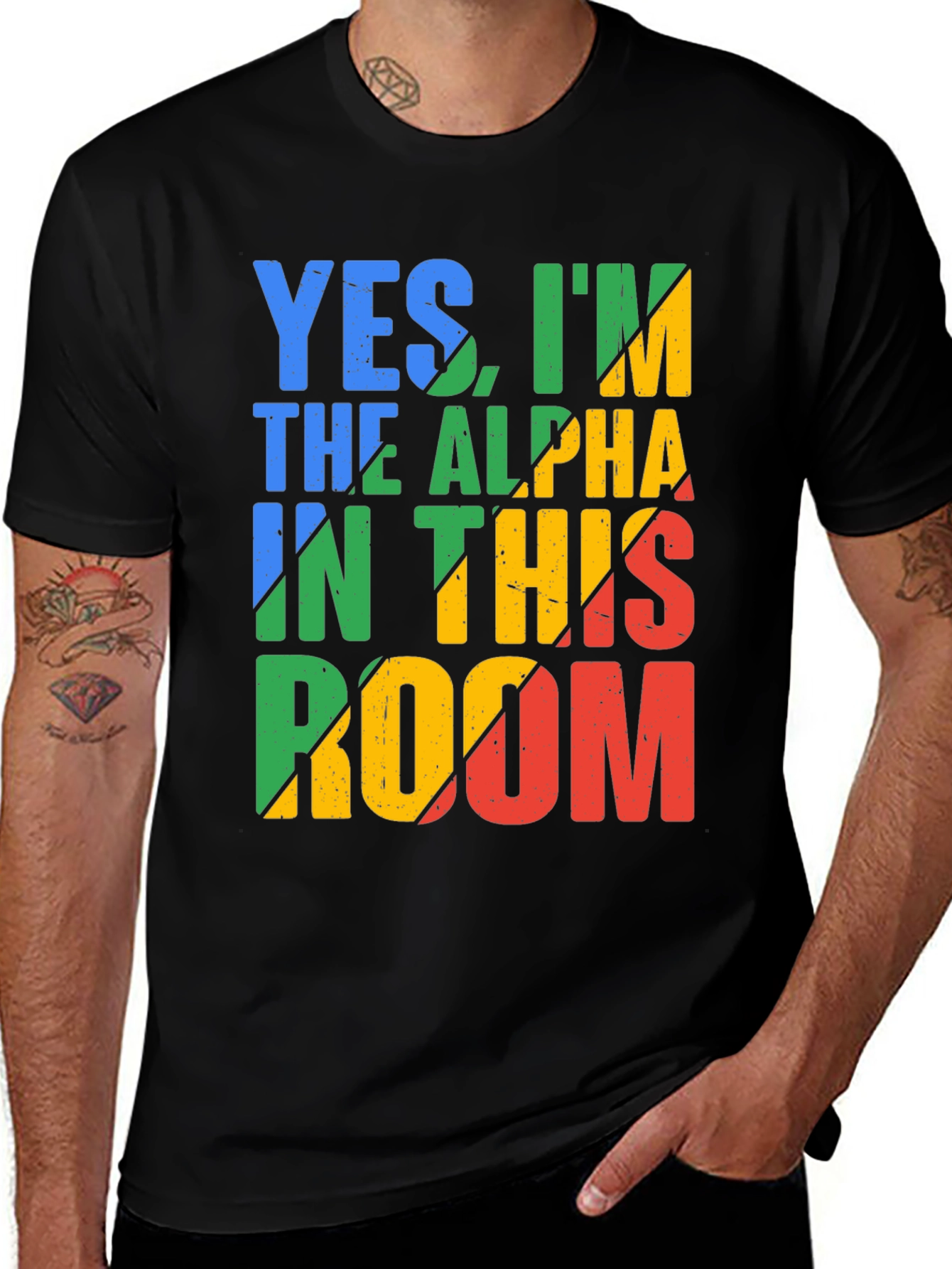 Variant 4 of Alpha in the Room Graphic Tee