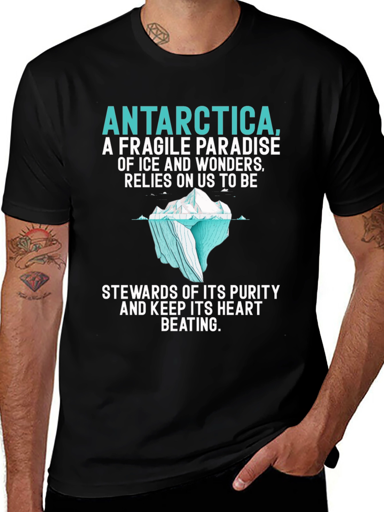 Antarctica Conservation Graphic Tee - Stewards of Purity