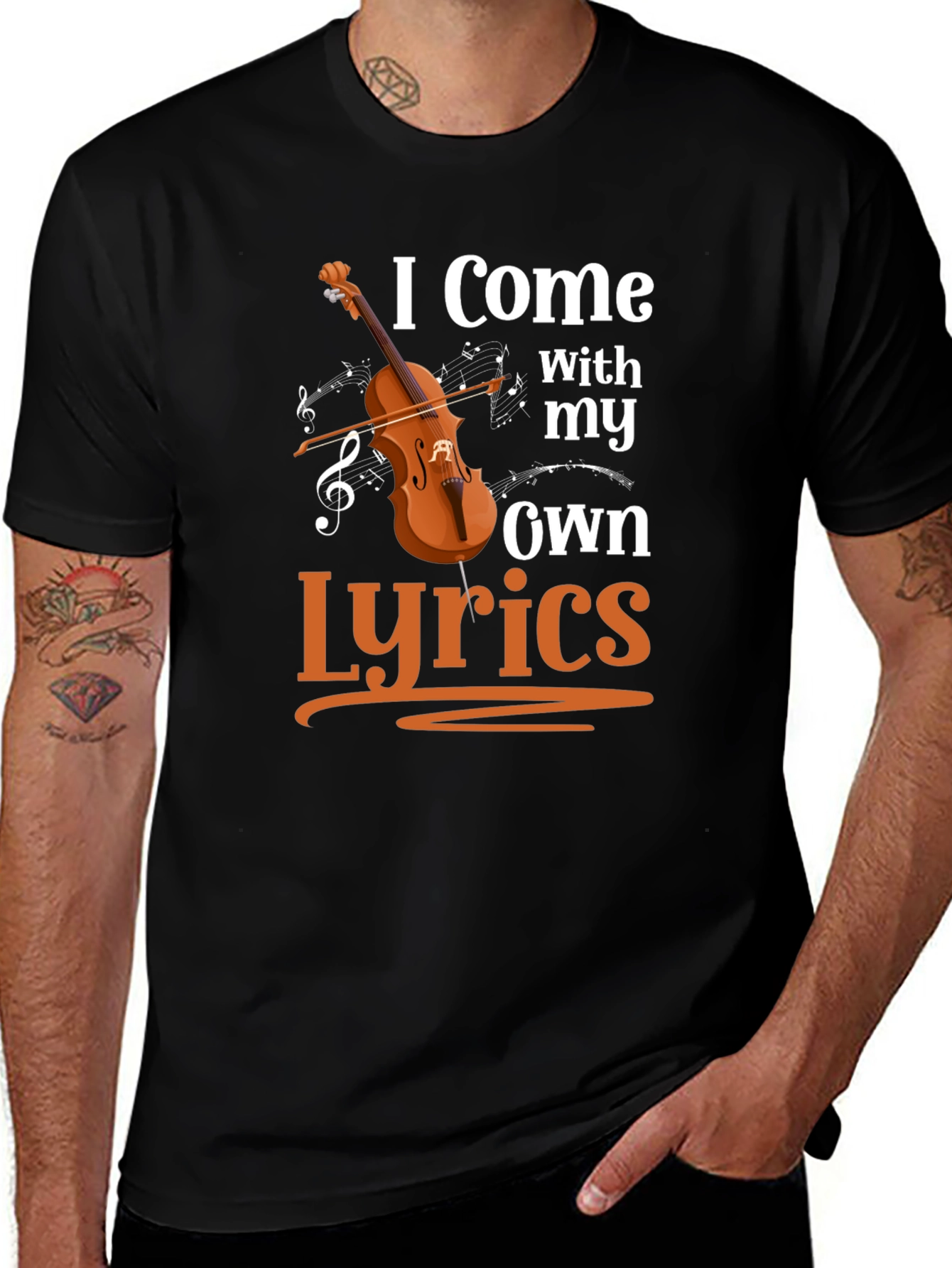 Variant 27 of I Come With My Own Lyrics Graphic T-Shirt