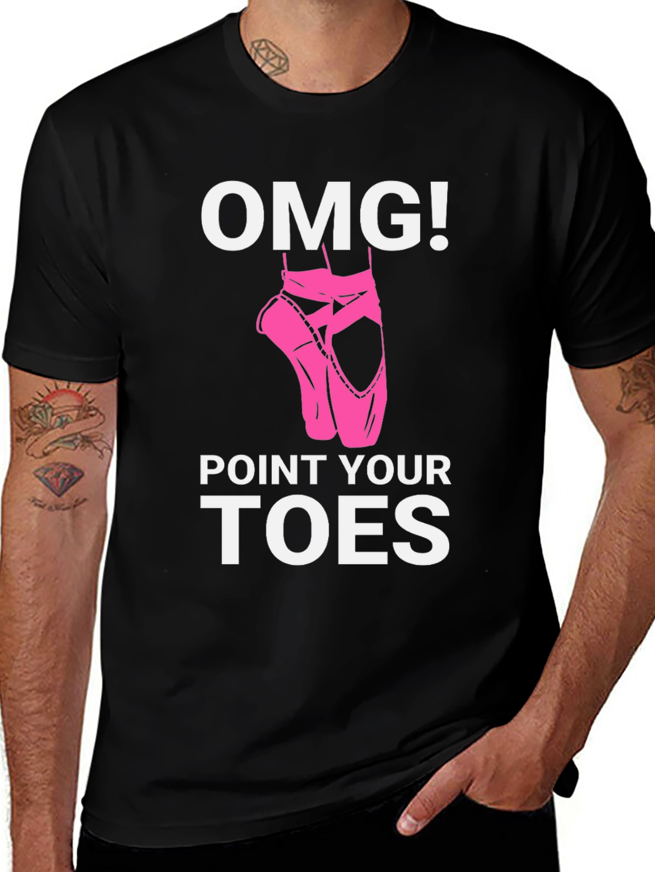 Variant 10 of OMG! Point Your Toes Ballet T-Shirt