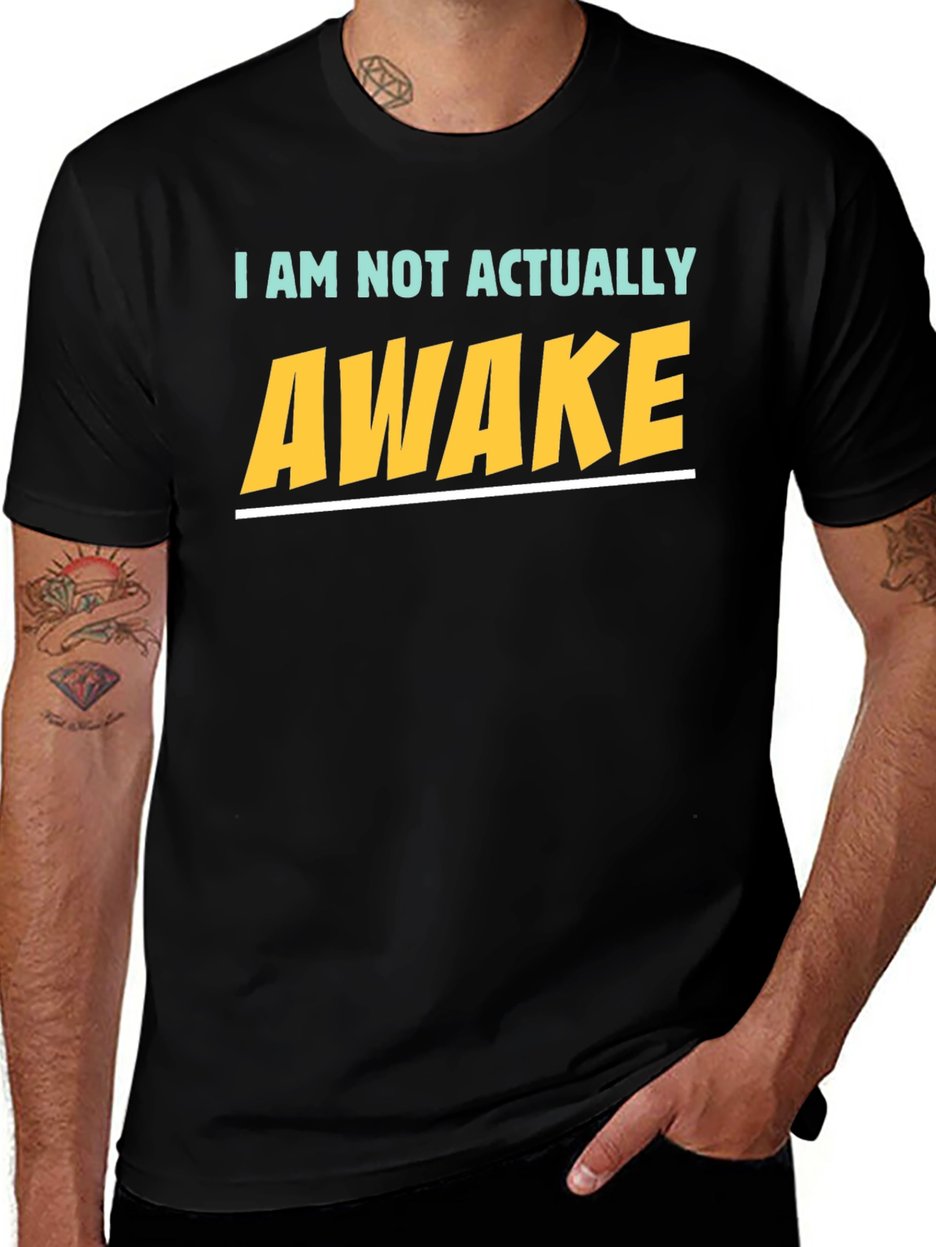 Variant 9 of I Am Not Actually Awake Graphic Tee