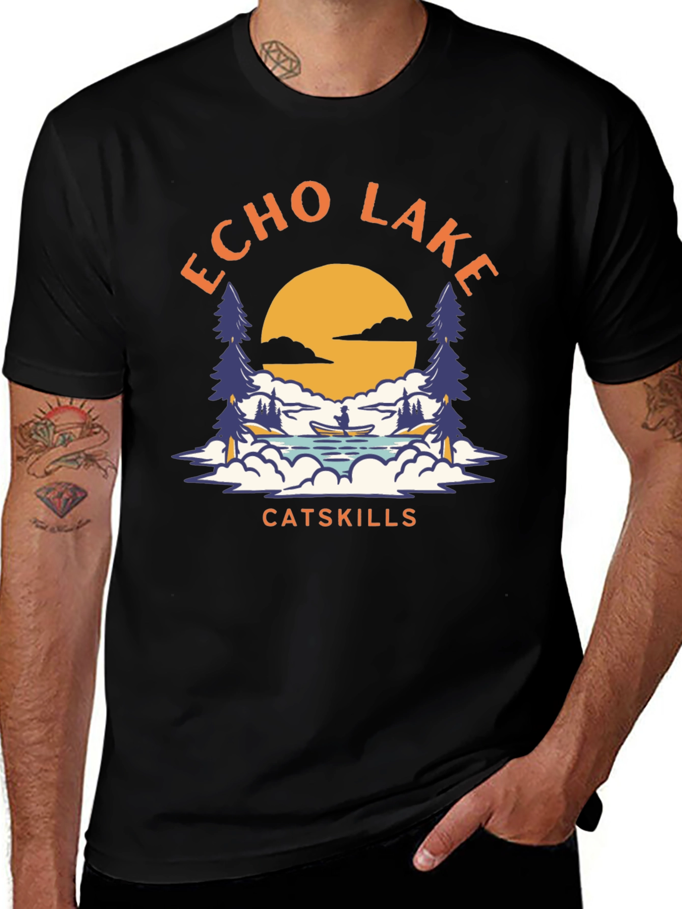 Variant 20 of Echo Lake Catskills Graphic T-Shirt