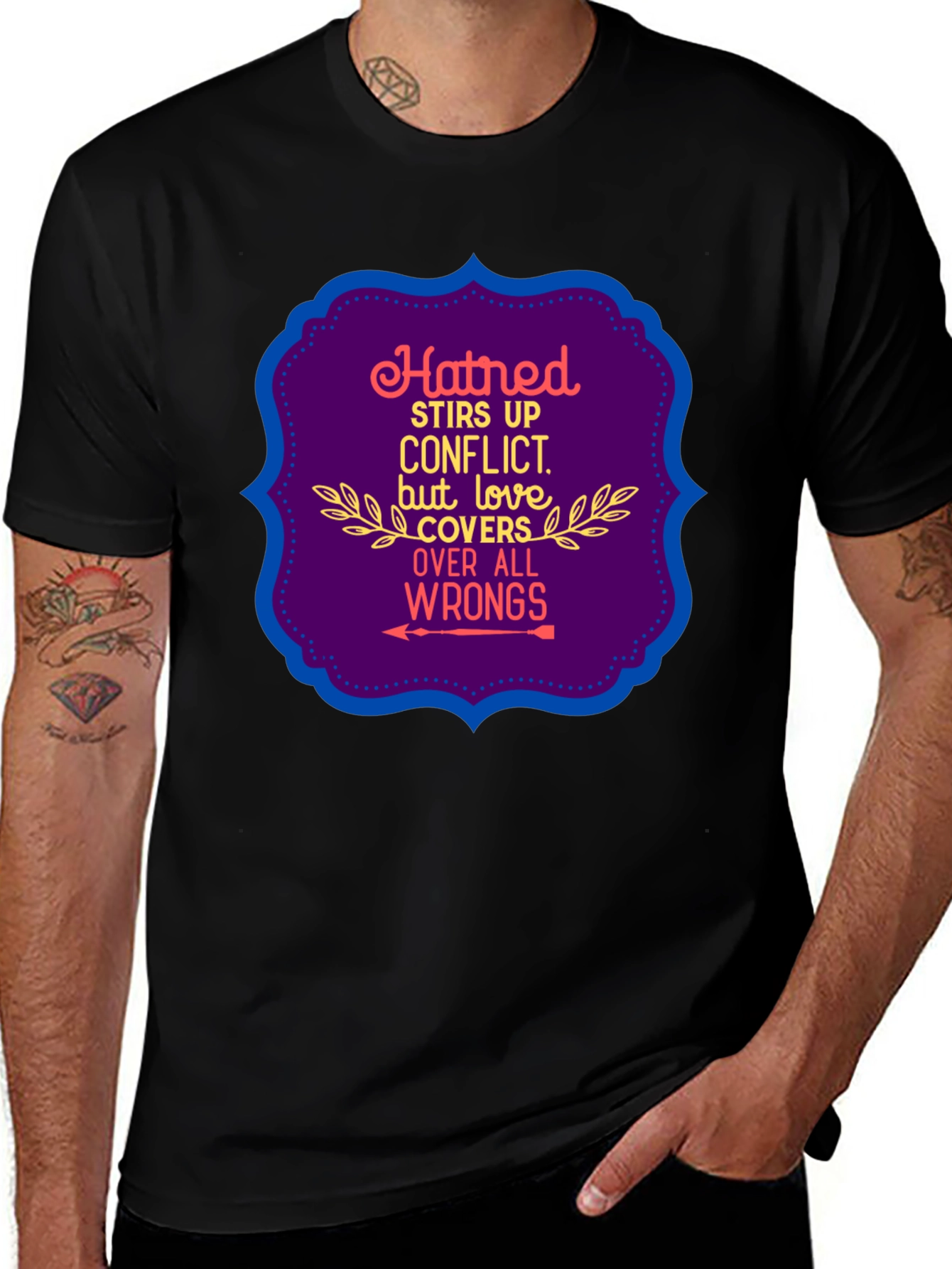 Variant 28 of Love Covers All Wrongs T-Shirt