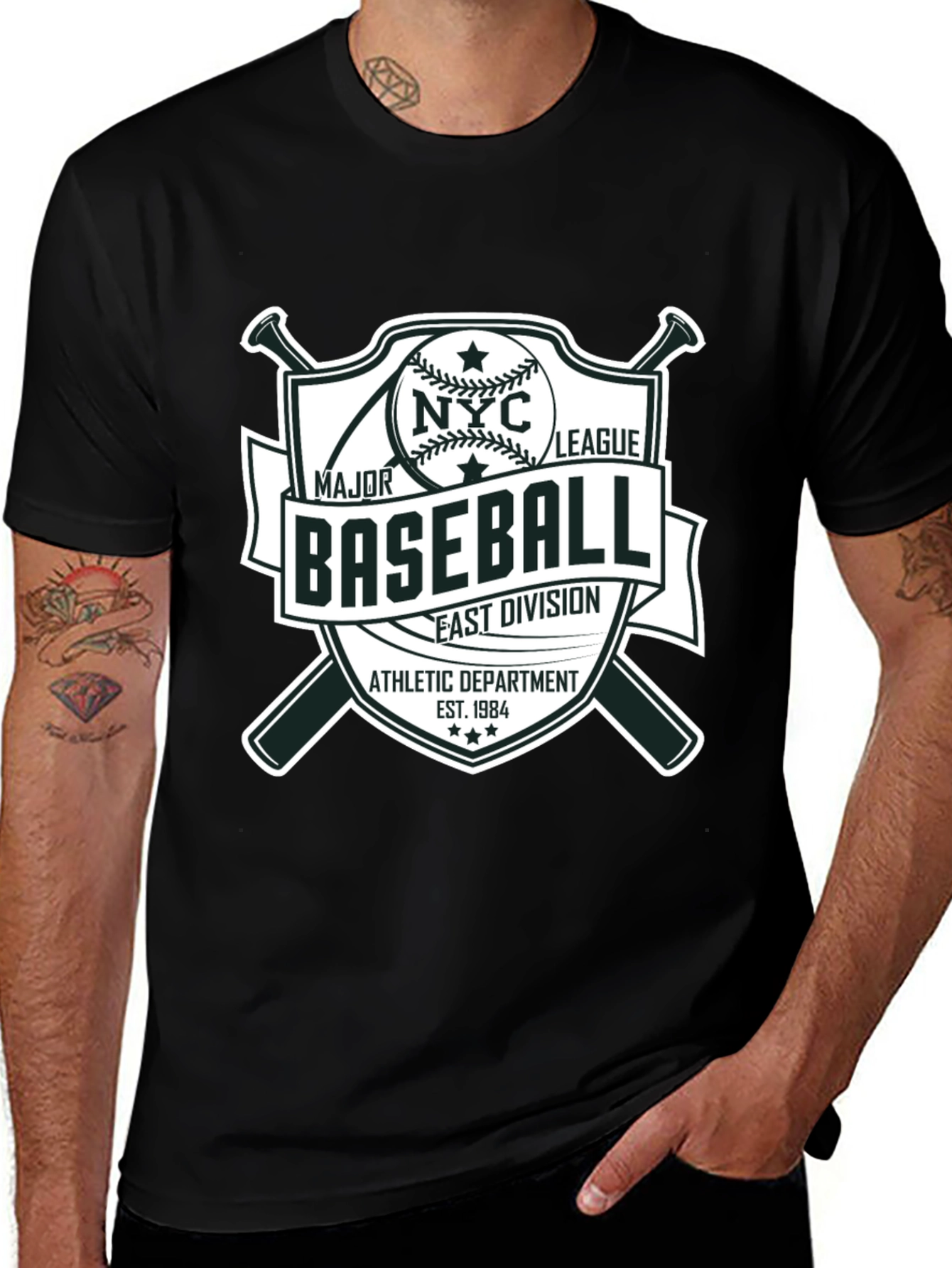 Variant 28 of NYC Baseball Graphic Tee - Athletic Style