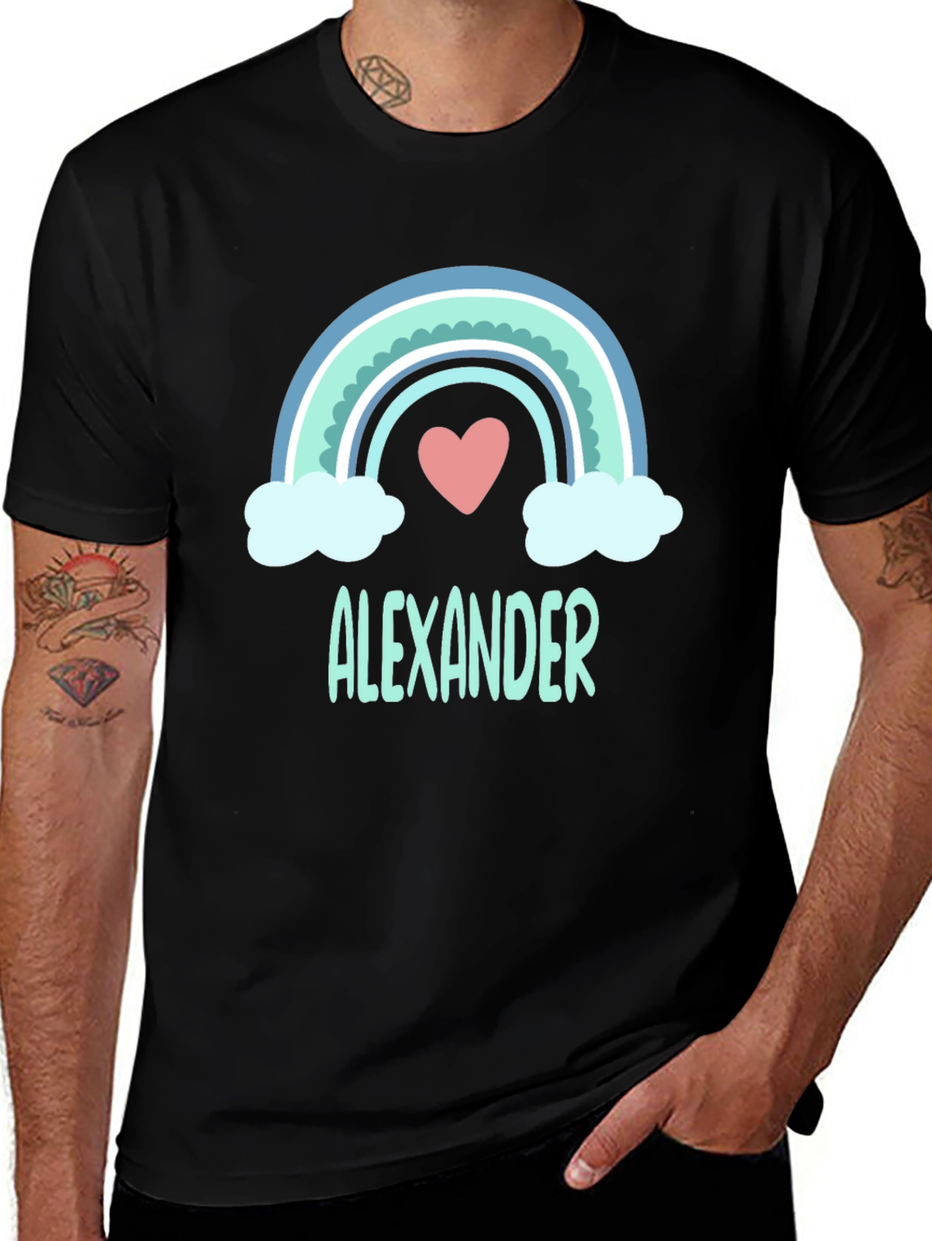Variant 9 of Personalized Rainbow Alexander T-Shirt