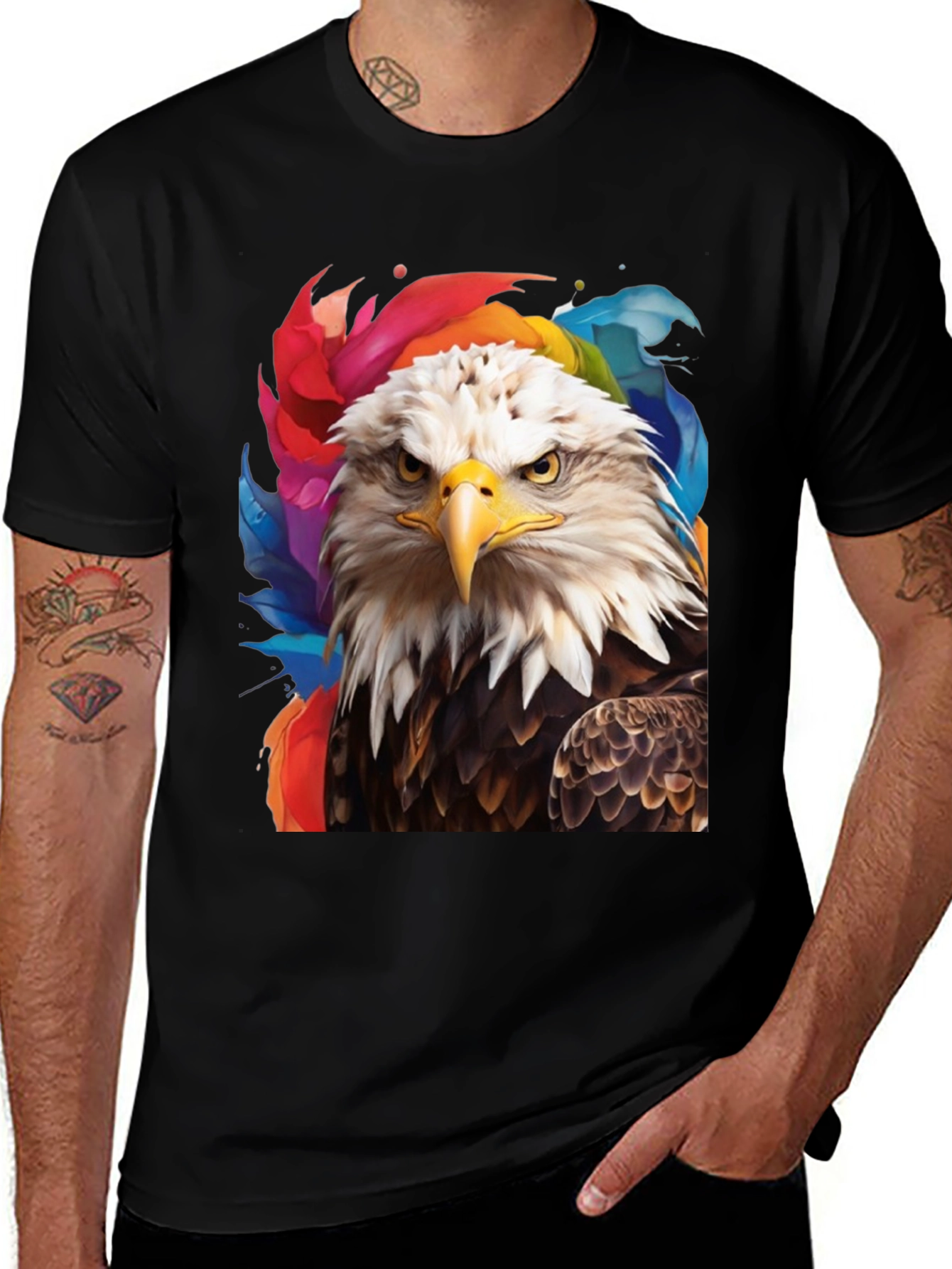 Variant 16 of Bald Eagle Graphic Tee - Patriotic Style