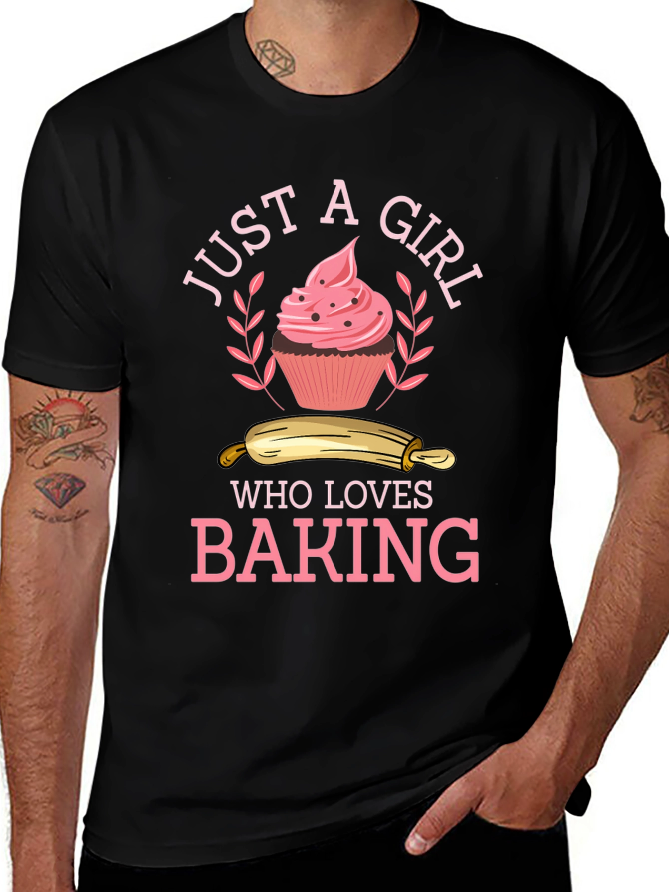 Variant 20 of Just a Girl Who Loves Baking T-Shirt