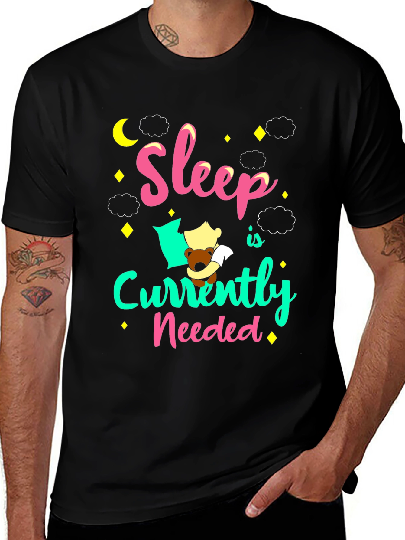 Variant 3 of Sleep Currently Needed T-Shirt, Funny Novelty Tee