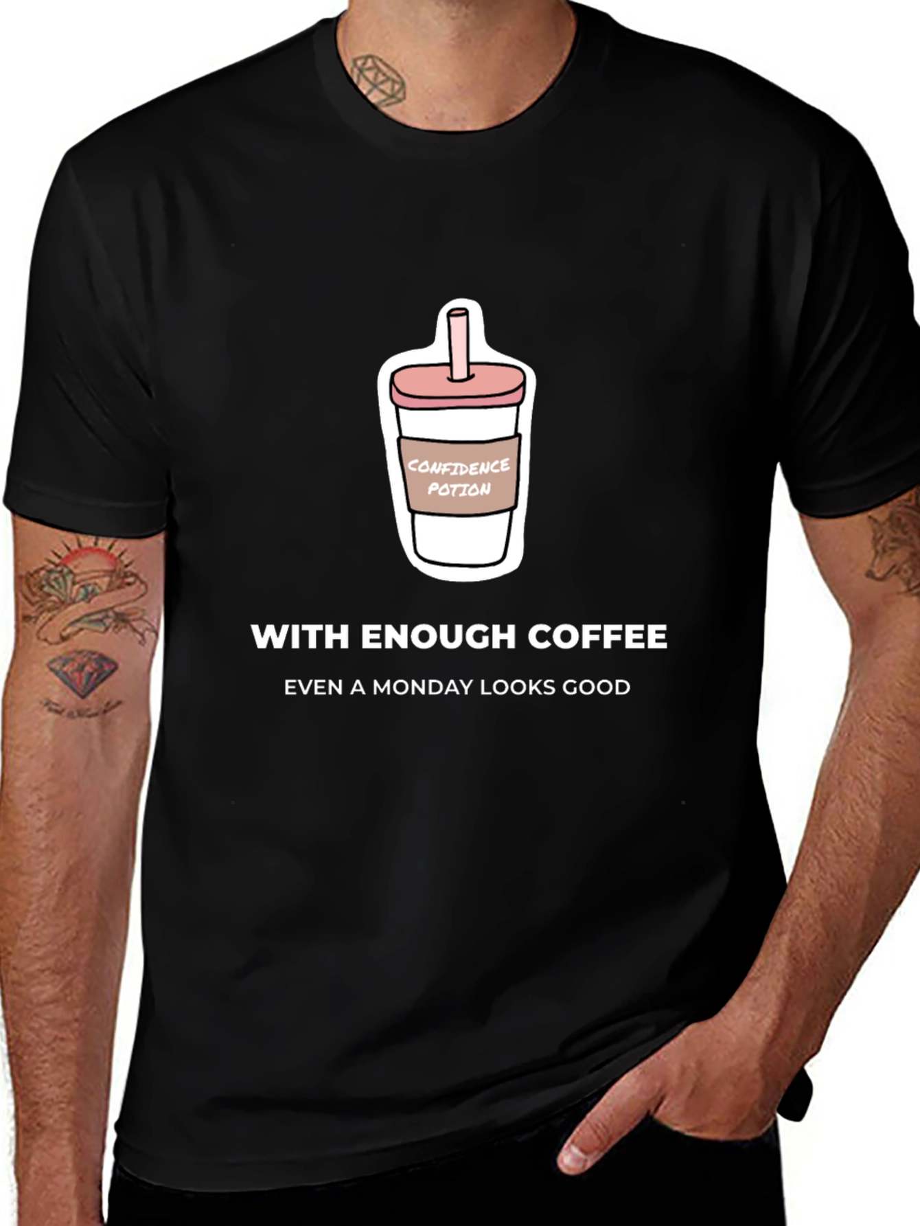 Variant 22 of Coffee Confidence Potion Graphic Tee