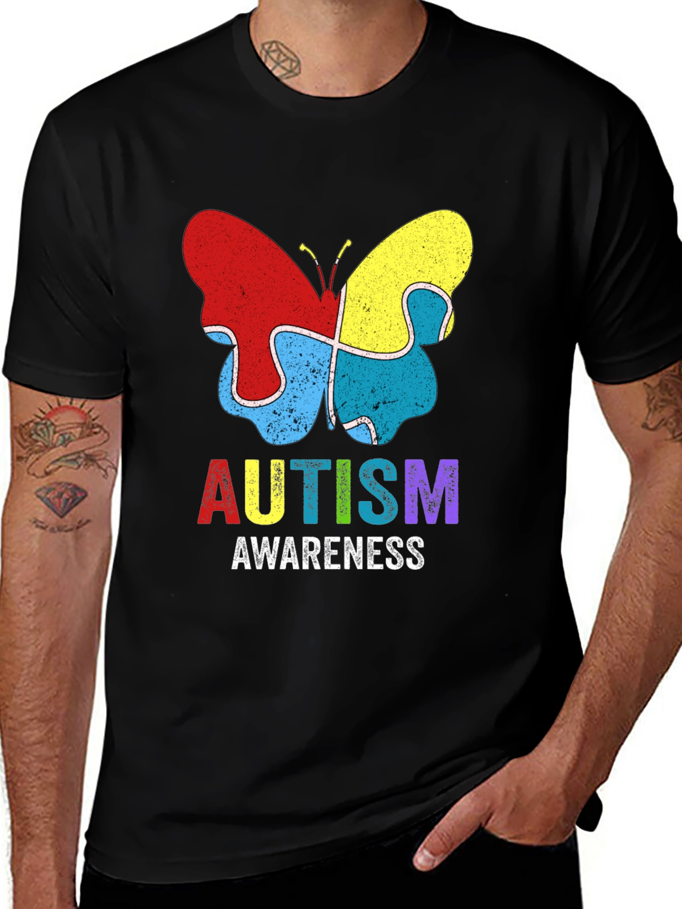 Autism Awareness Butterfly T-Shirt