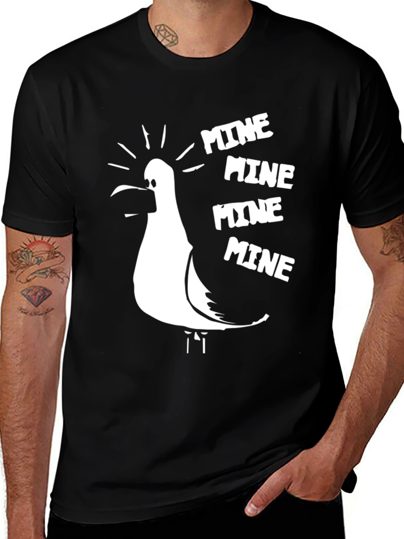 Mine Bird T-Shirt - Funny Seagull Tee