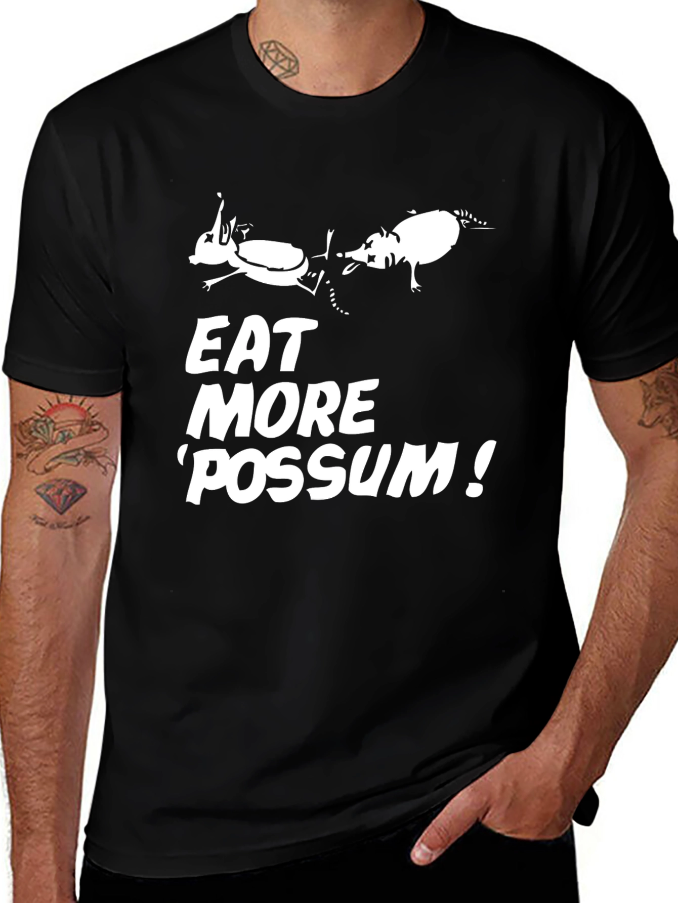 Variant 30 of Eat More 'Possum! T-Shirt Funny Graphic Tee