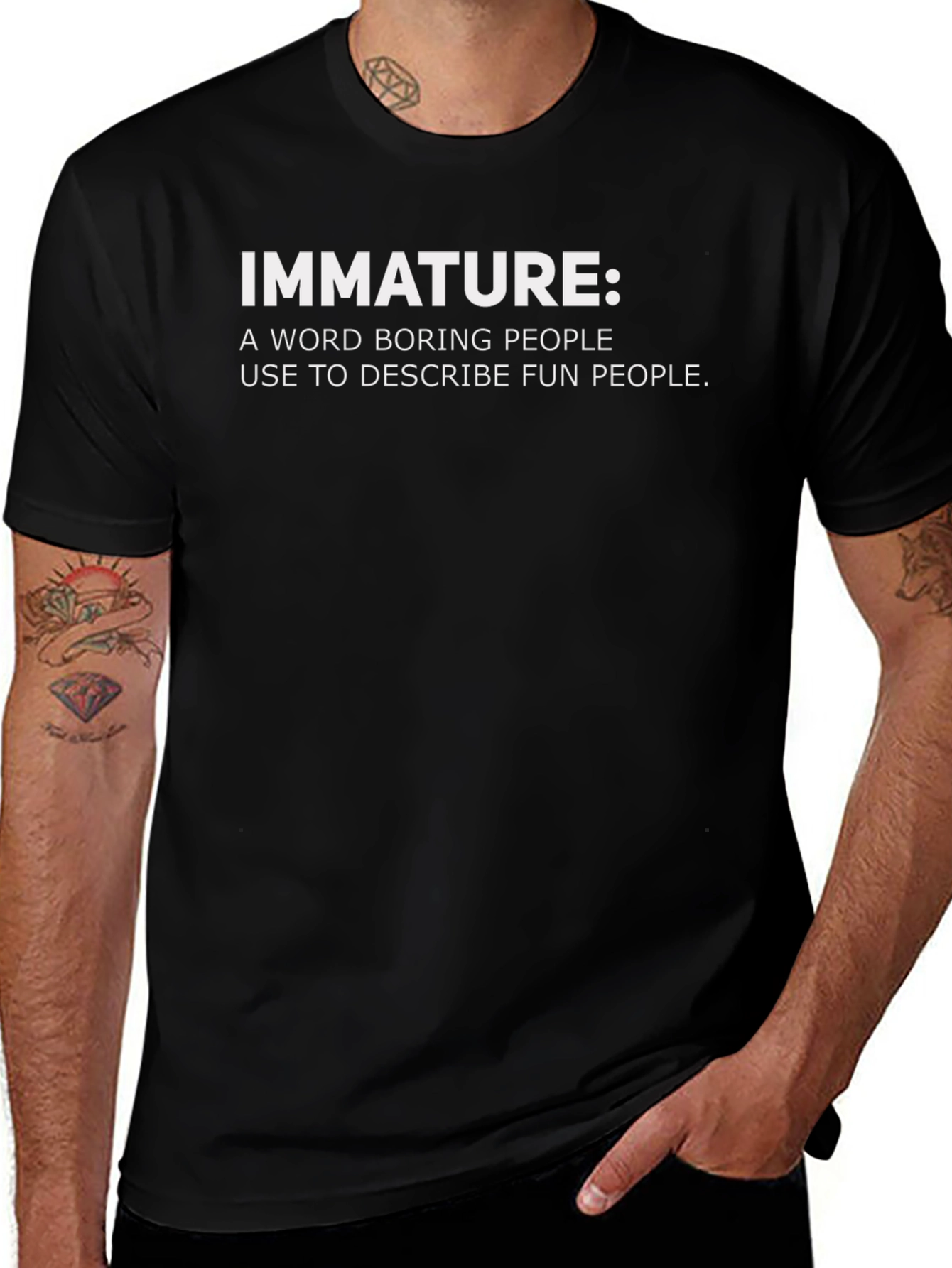 Variant 17 of Immature Fun People T-Shirt